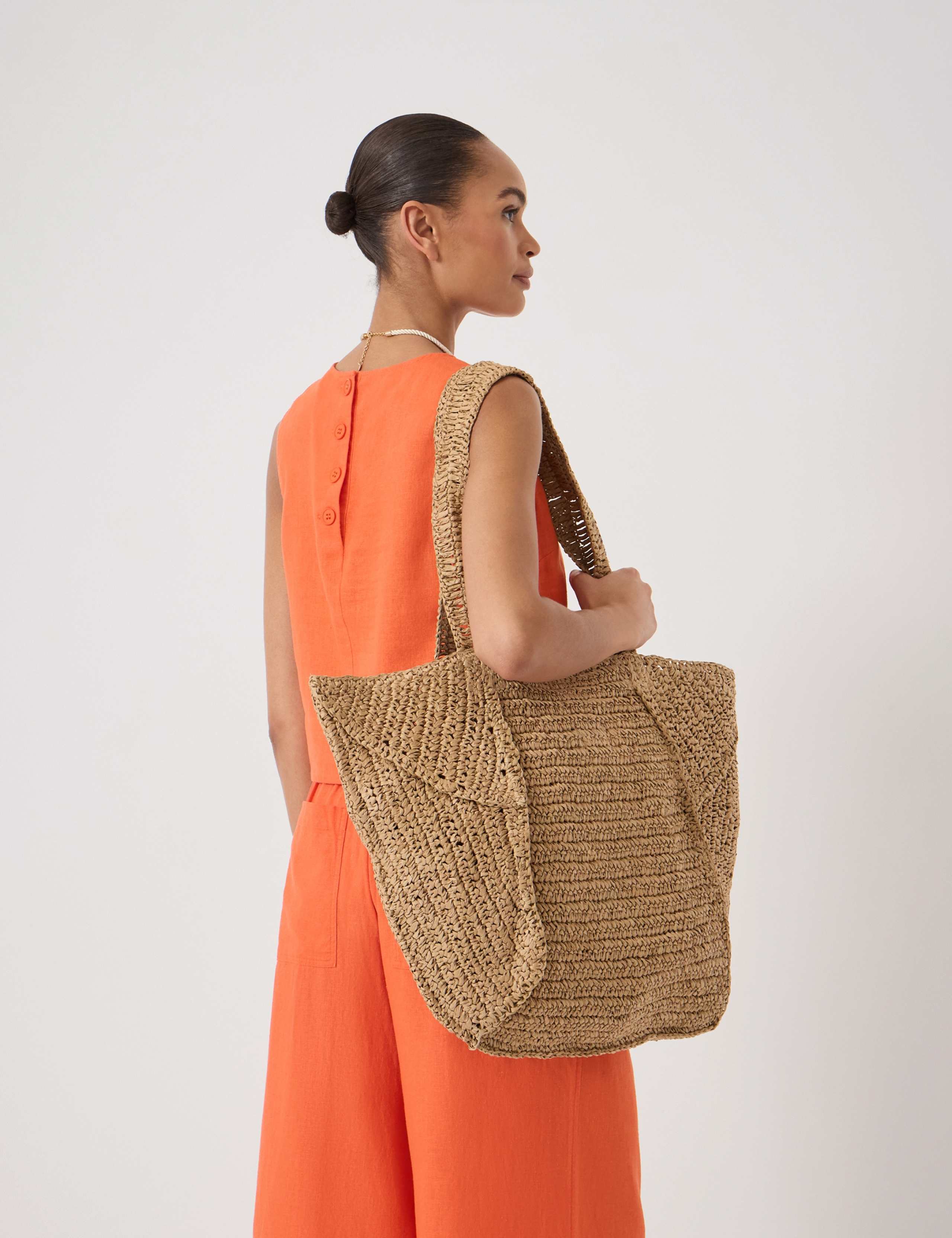 Raffia Tote Bag