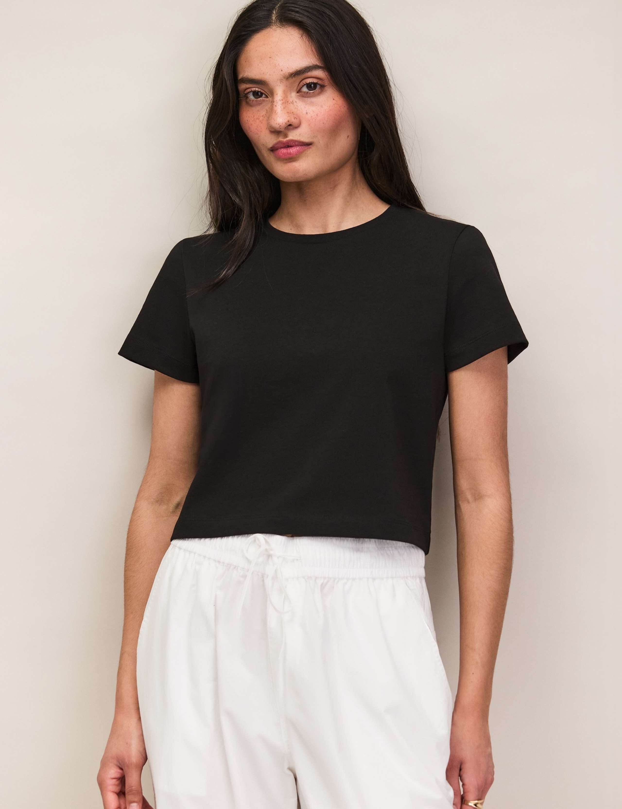 Jersey Cropped T-Shirt