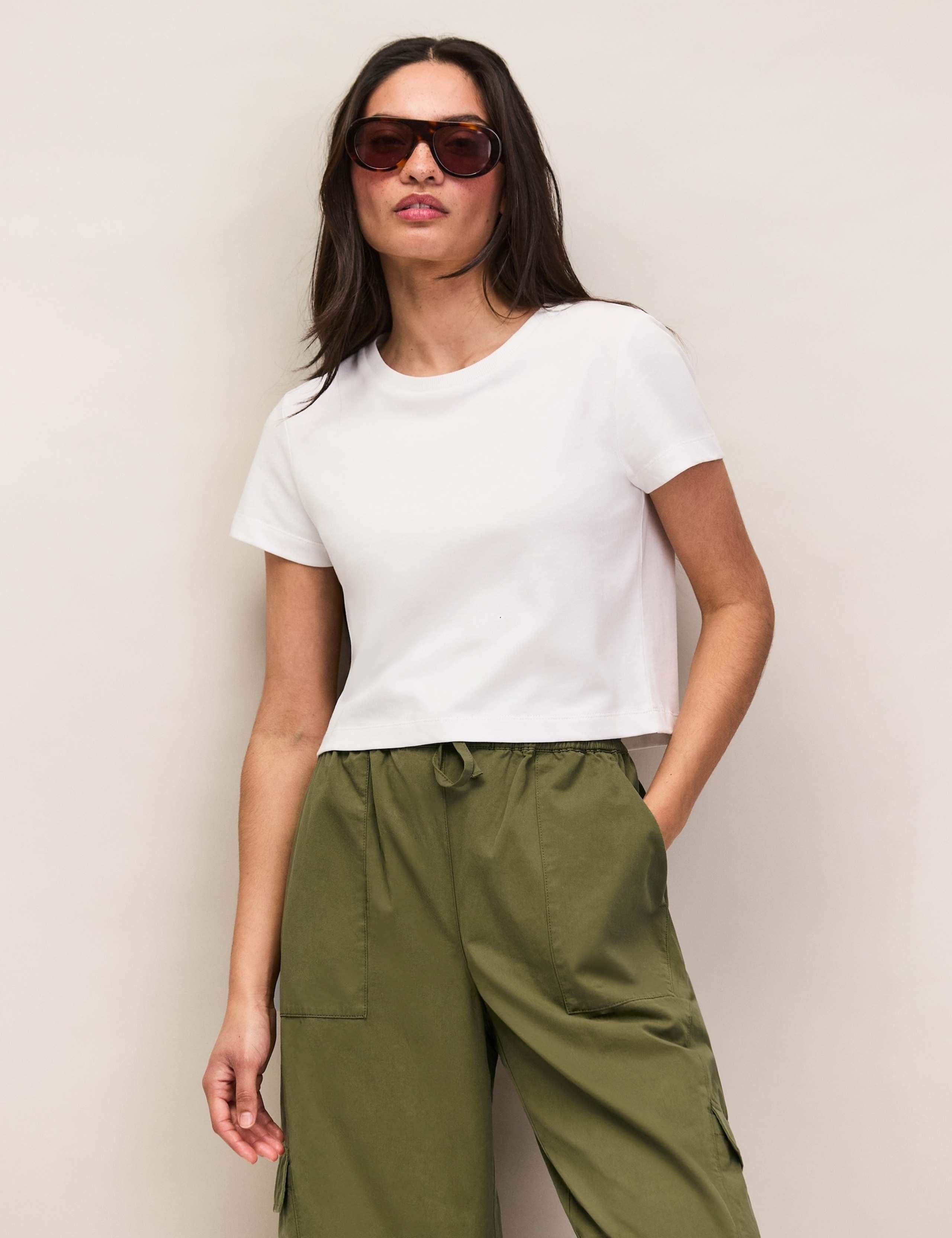 Jersey Cropped T-Shirt