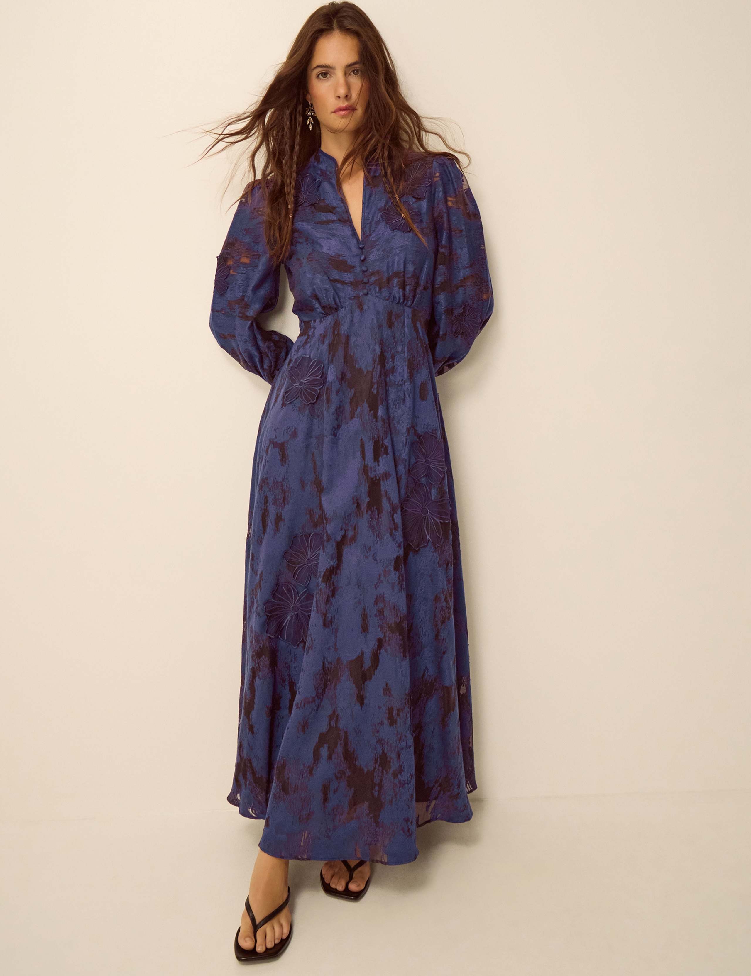 Printed Zip Front Tea Dress