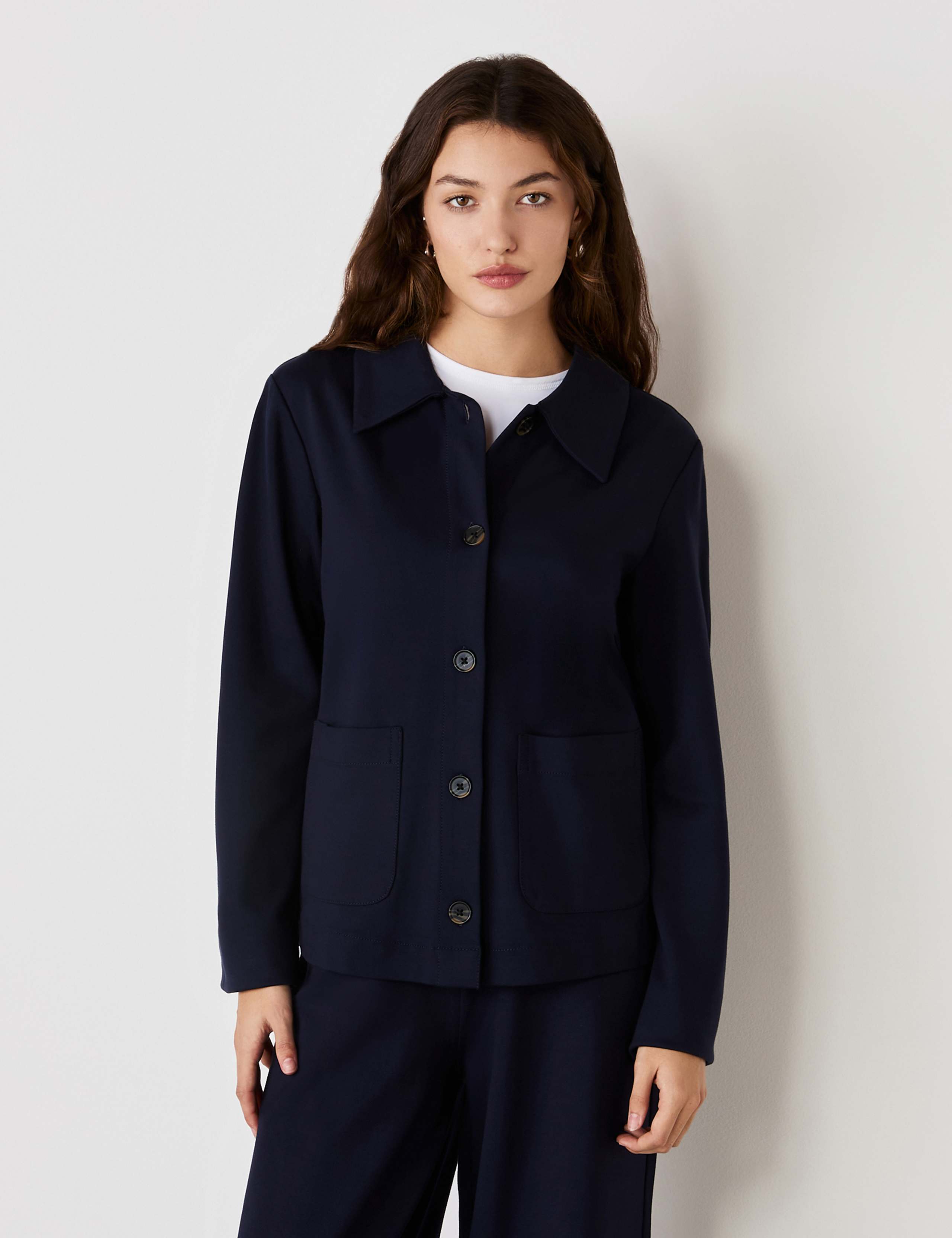 Jersey Collared Jacket