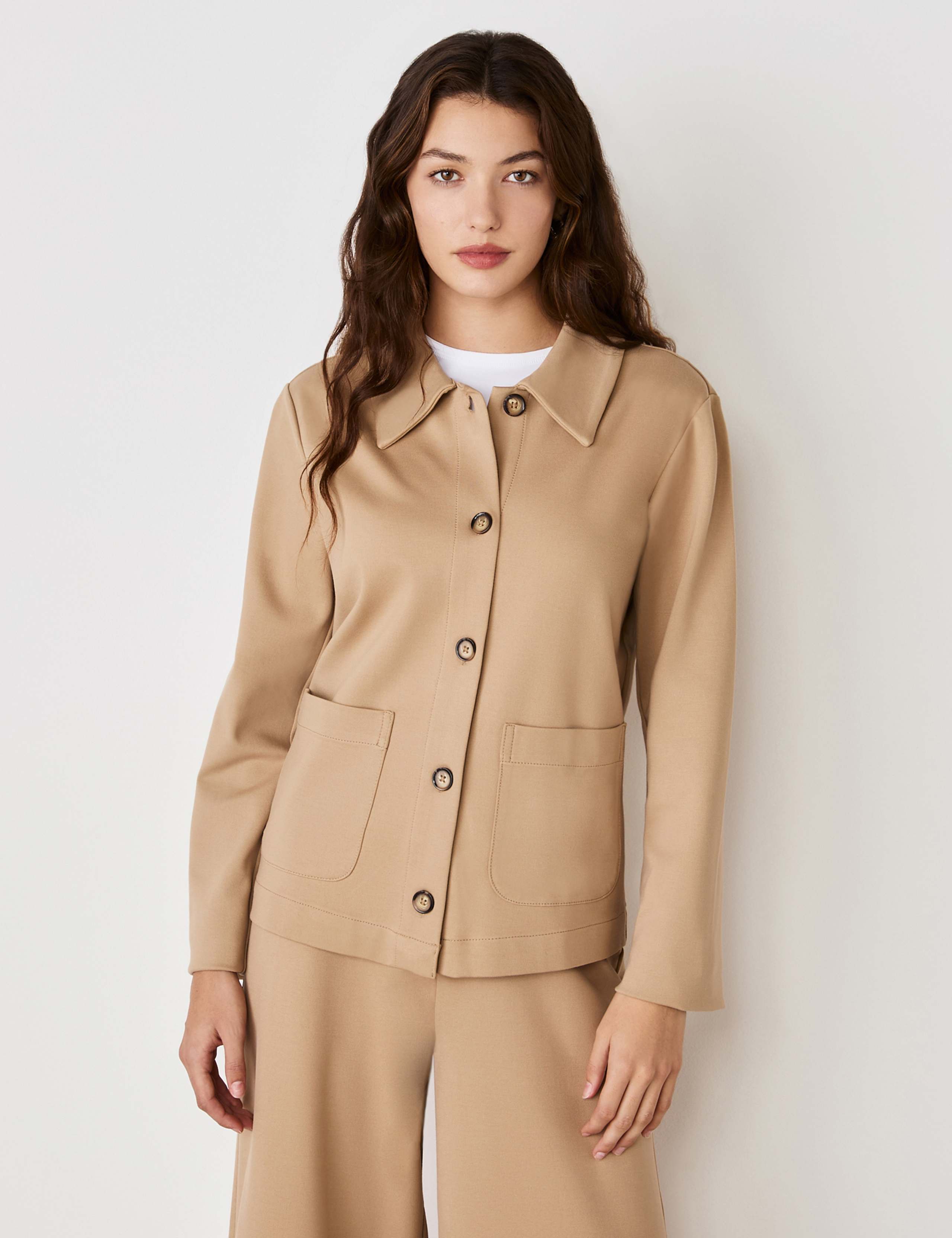 Jersey Collared Jacket