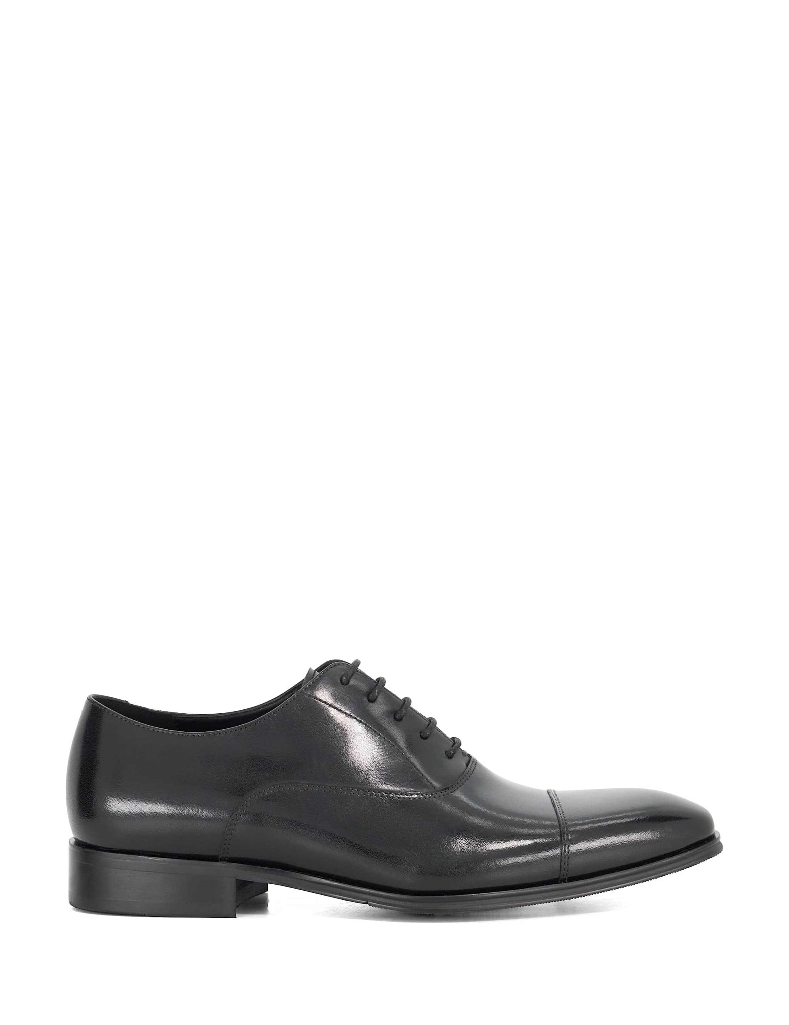 Wide Fit Leather Oxford Shoes