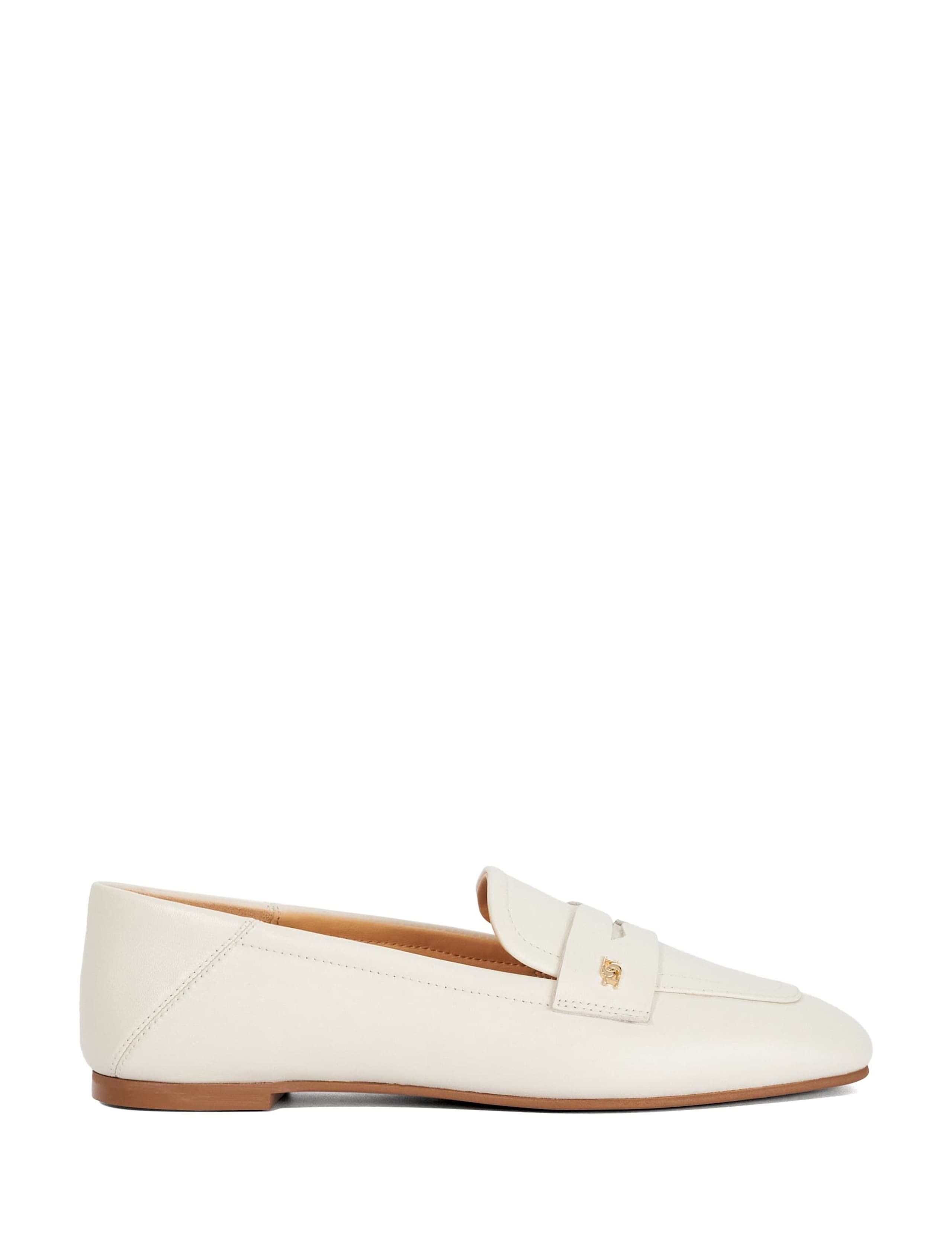 Leather Square Toe Loafers