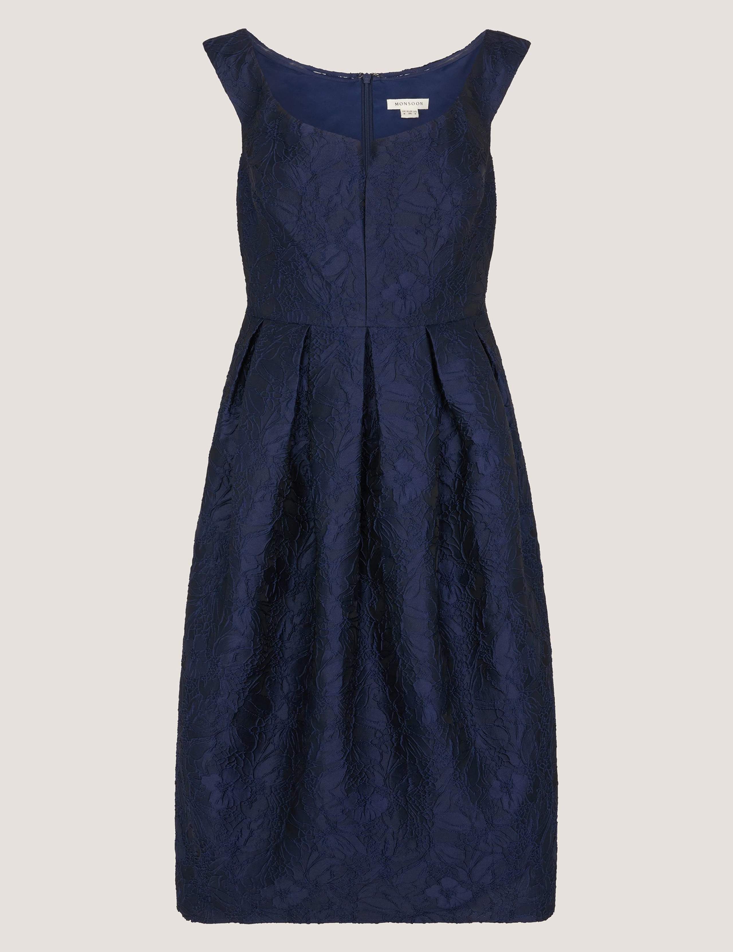 Jacquard Midi Skater Dress