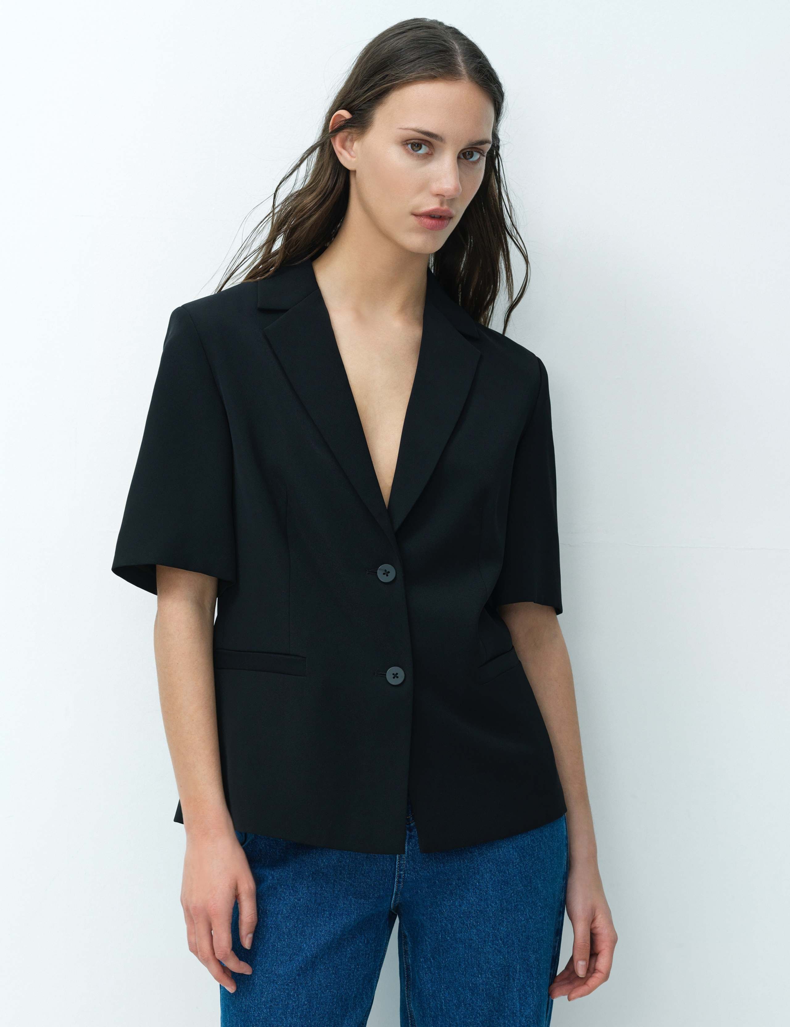 Tailored Short Sleeve Blazer