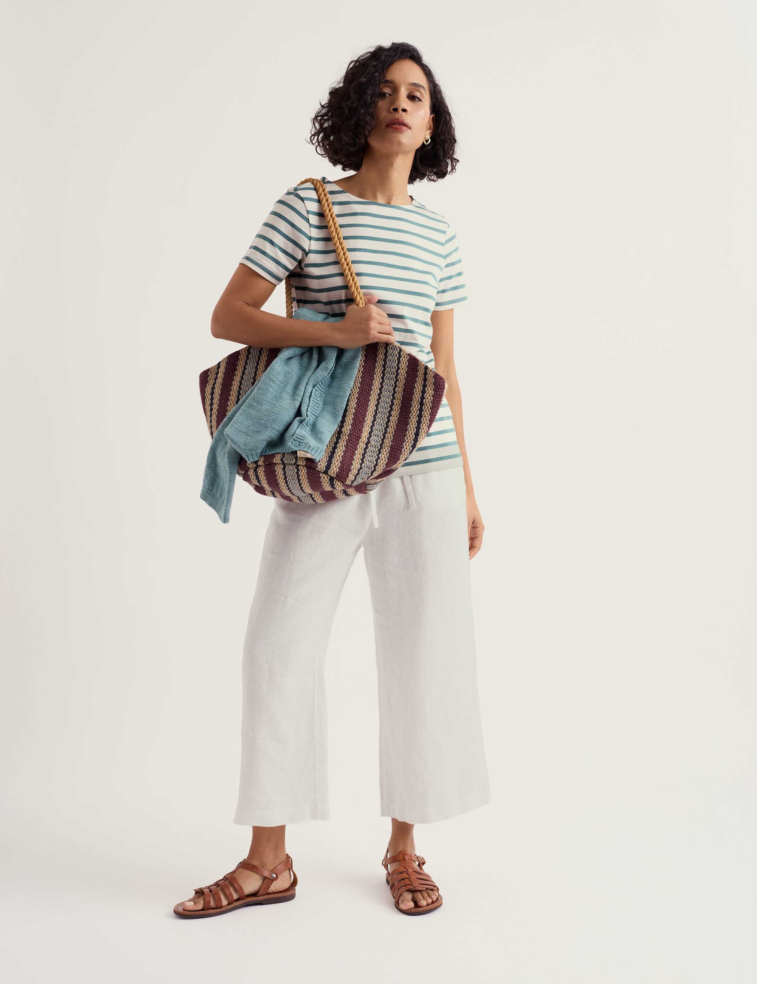 Pure Cotton Striped T-Shirt