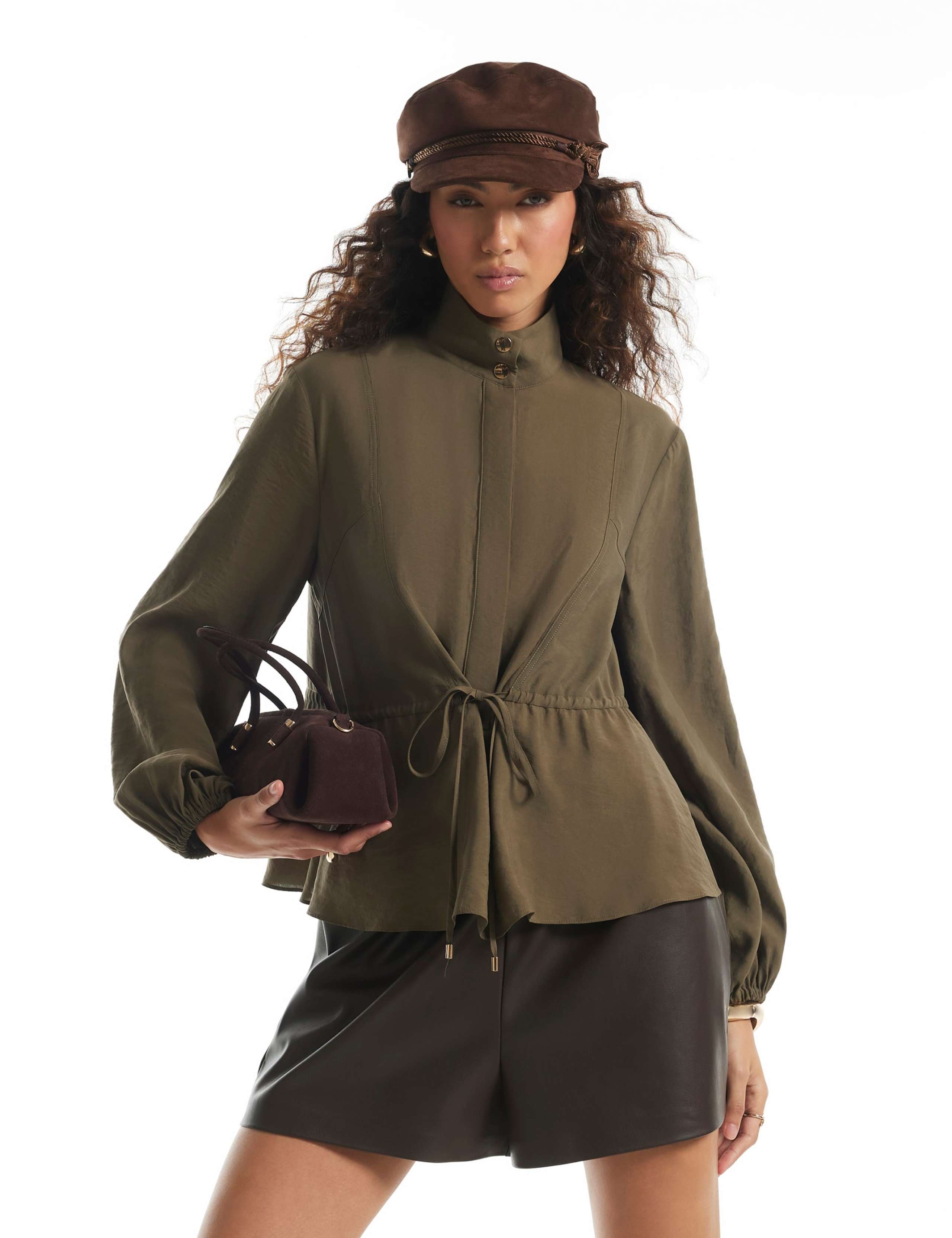 Funnel Neck Jacket