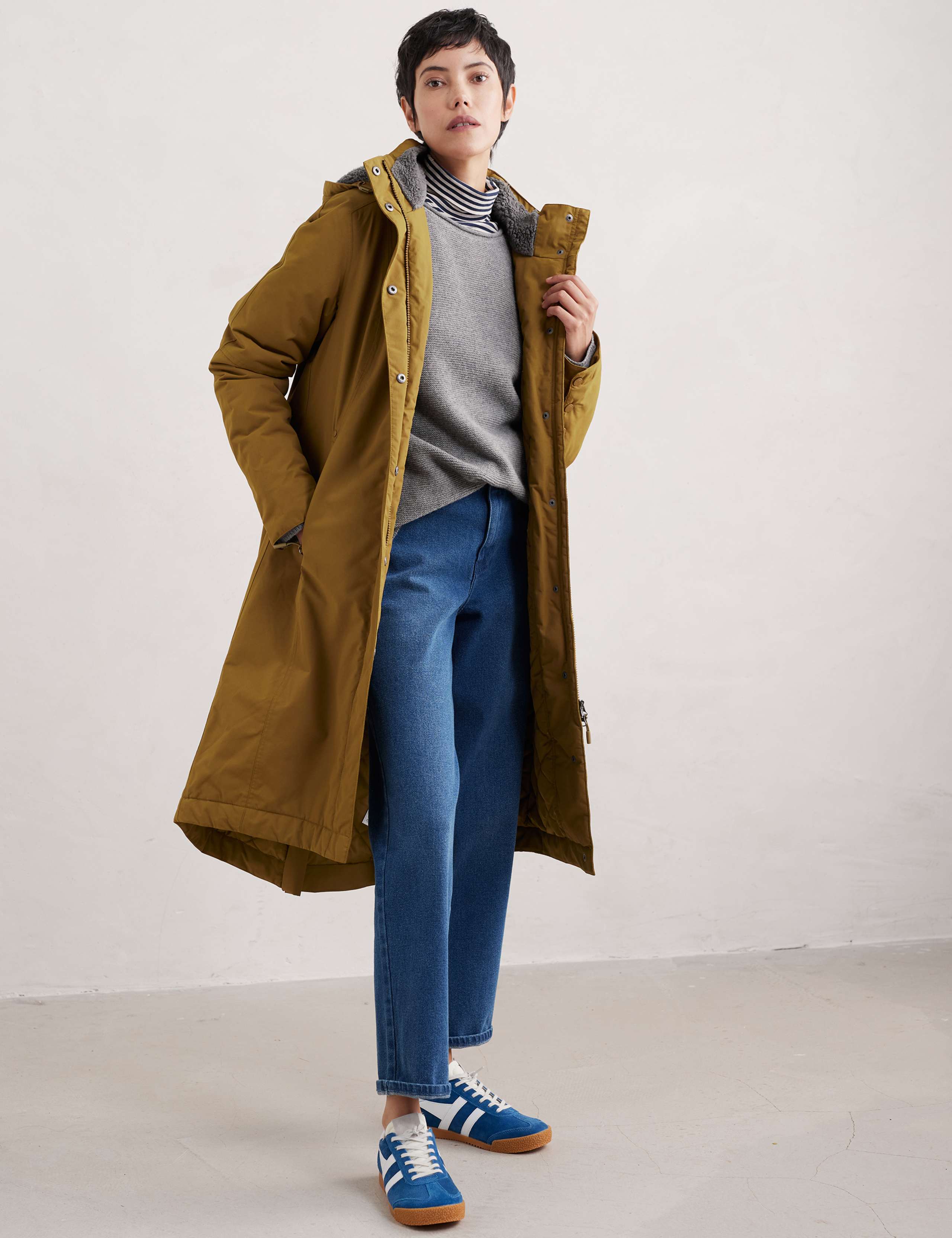 Waterproof Hooded Longline Parka
