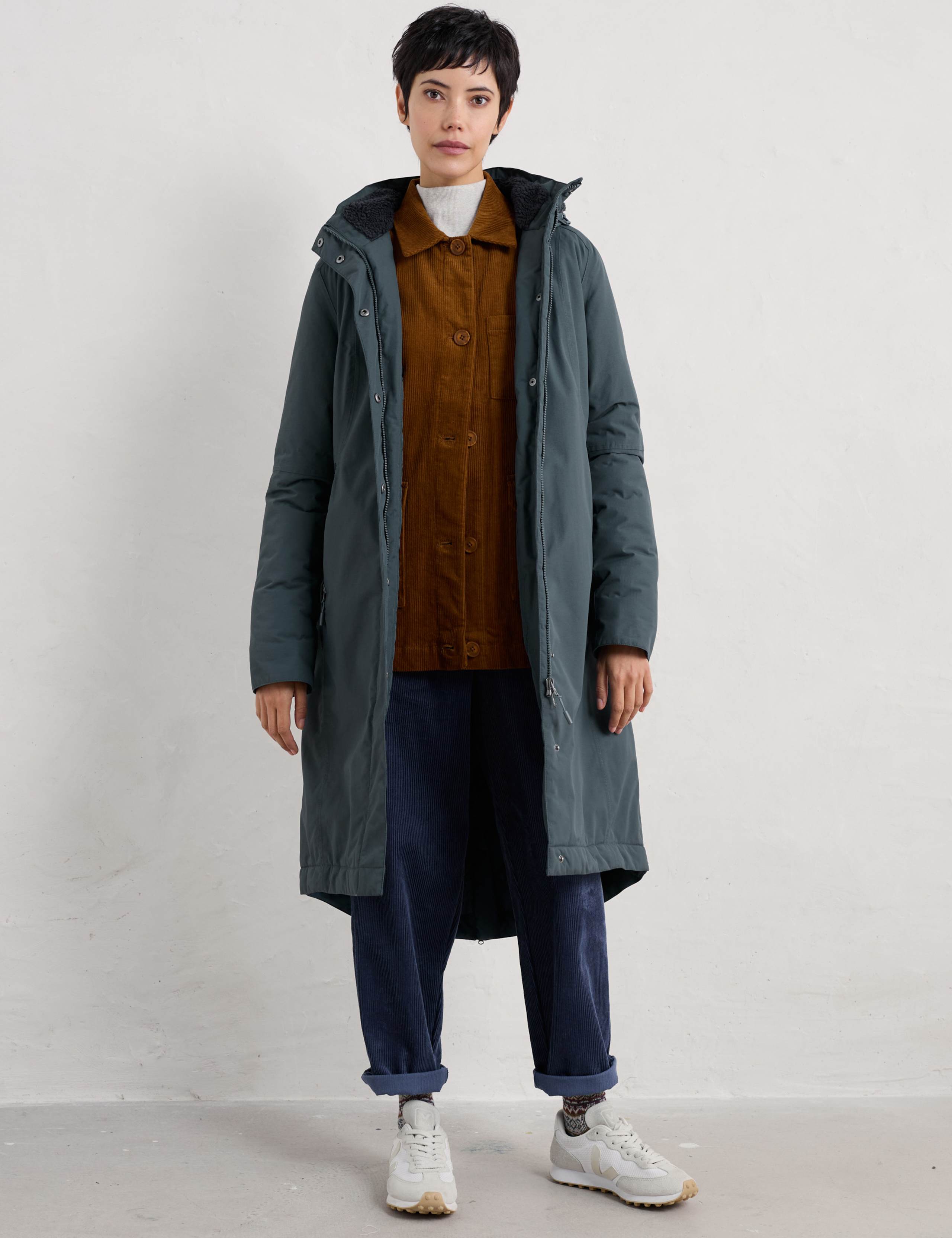 Waterproof Hooded Longline Parka