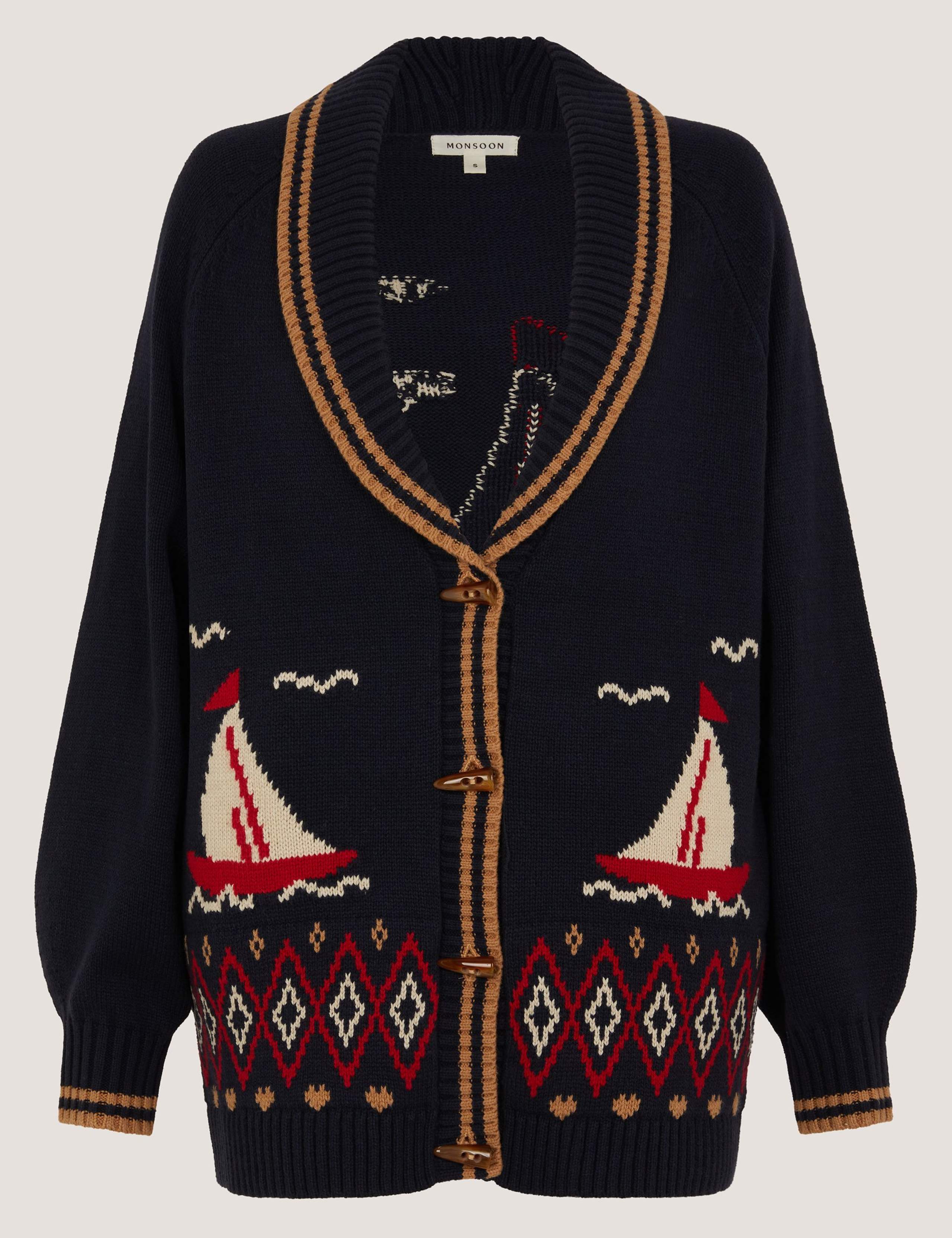Cotton Rich Boat Cardigan