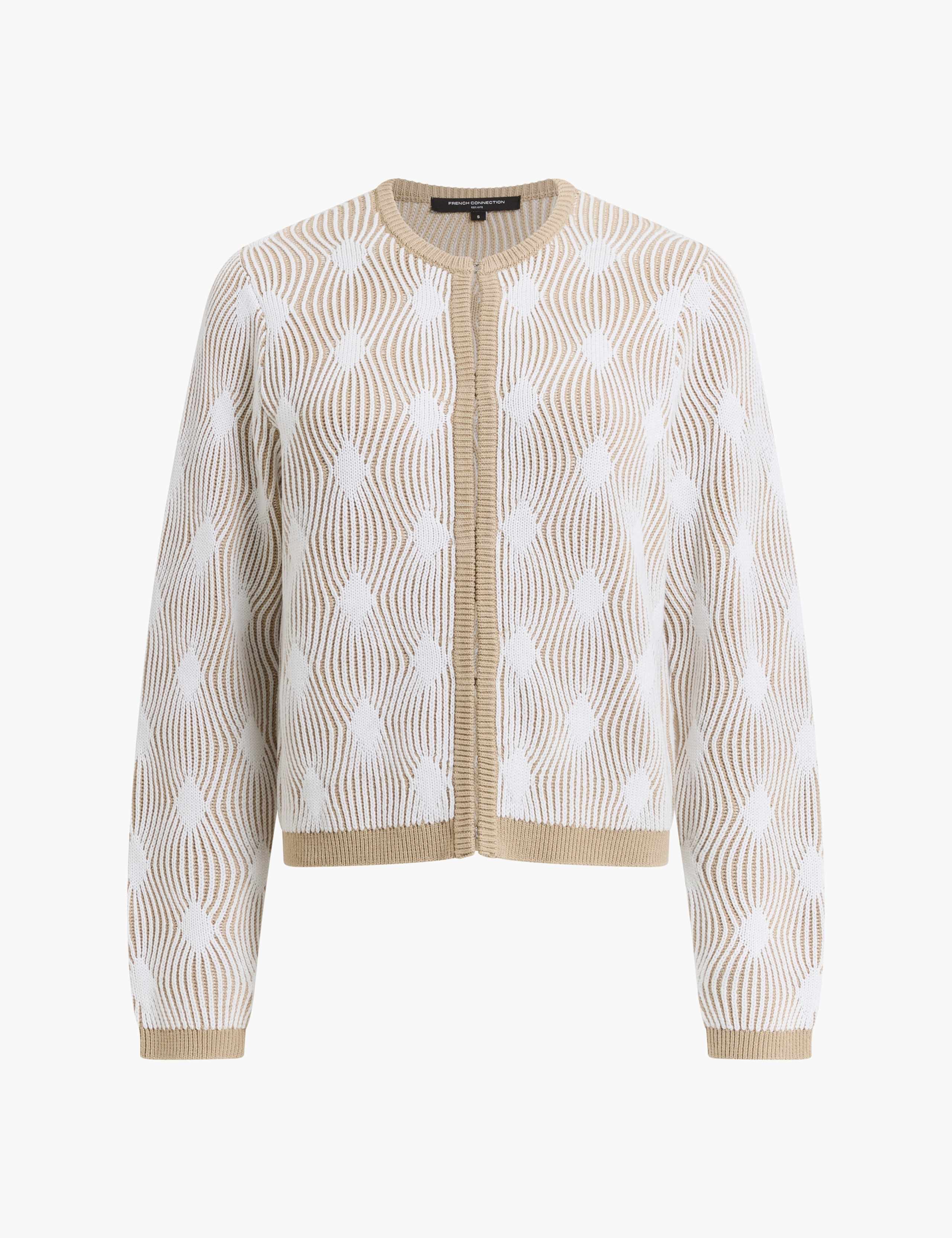 Pure Cotton Textured Cardigan