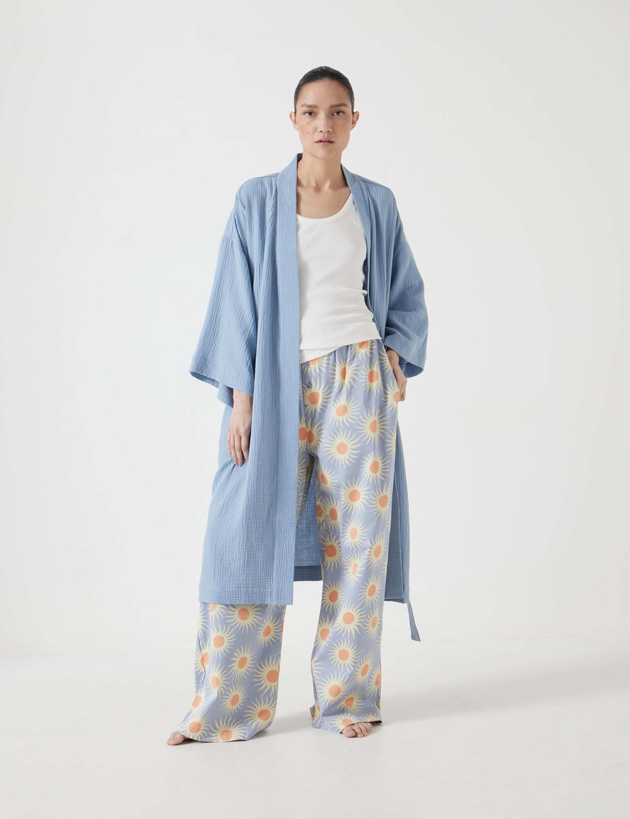 Pure Cotton Waffle Robe