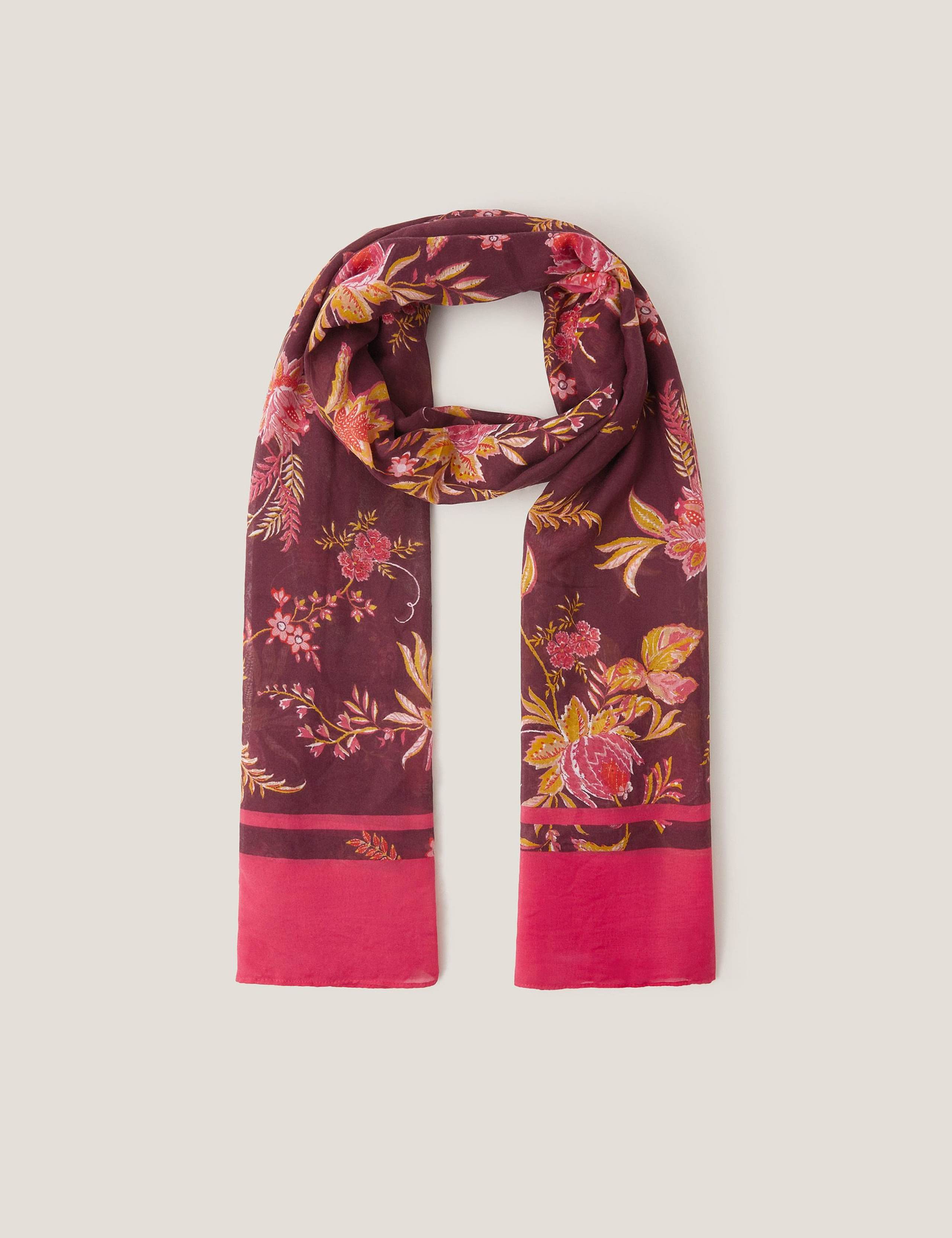 Floral Lightweight Scarf
