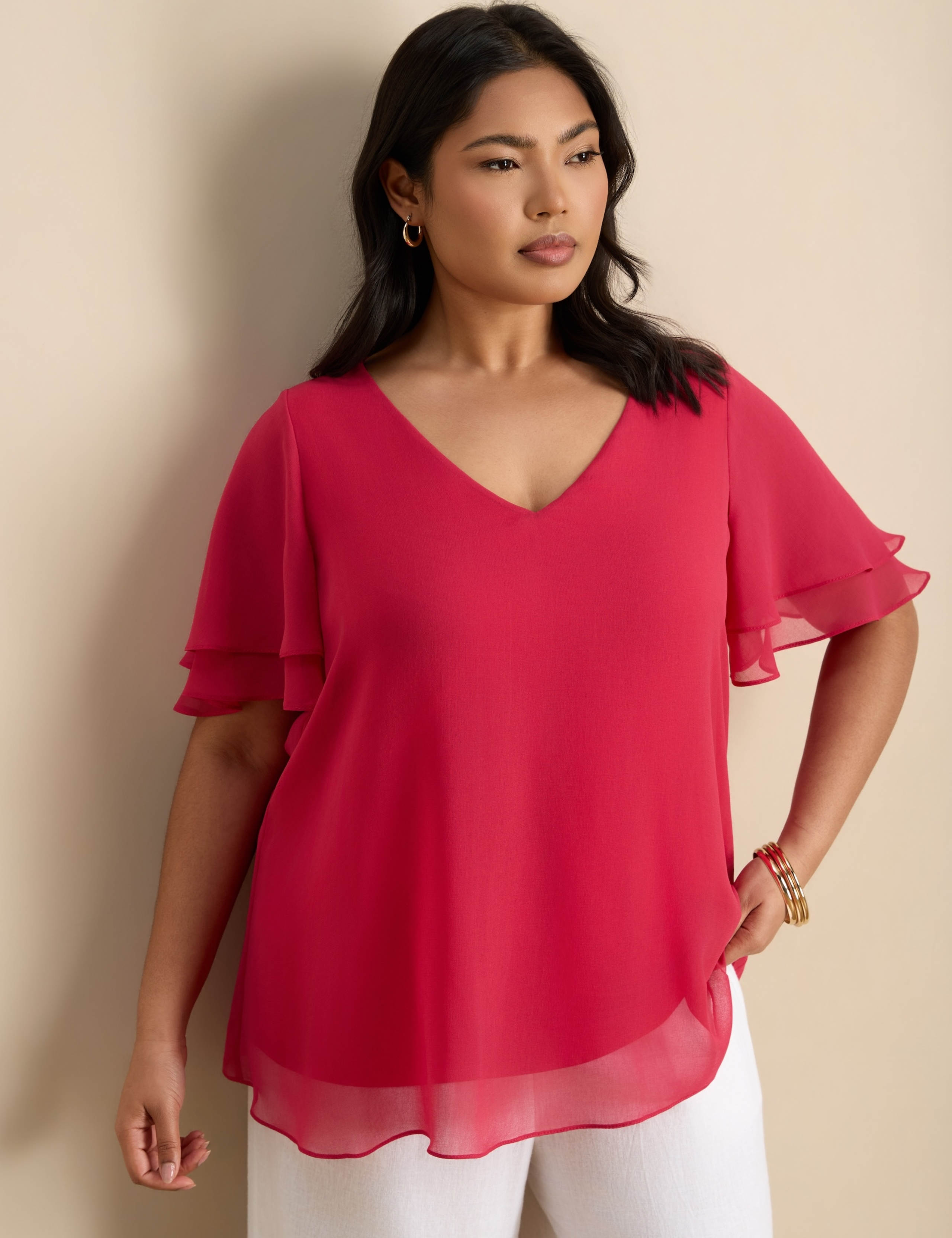 V-Neck Blouse