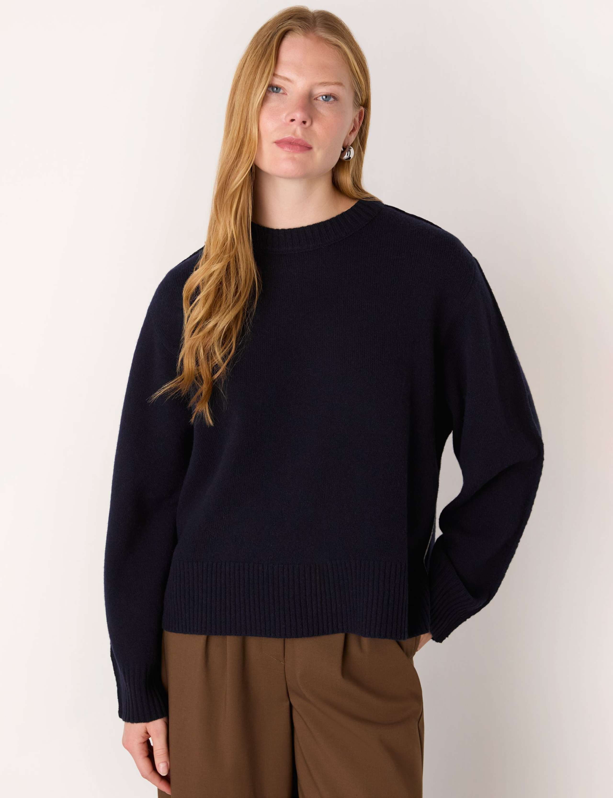Pure Wool Textured Jumper