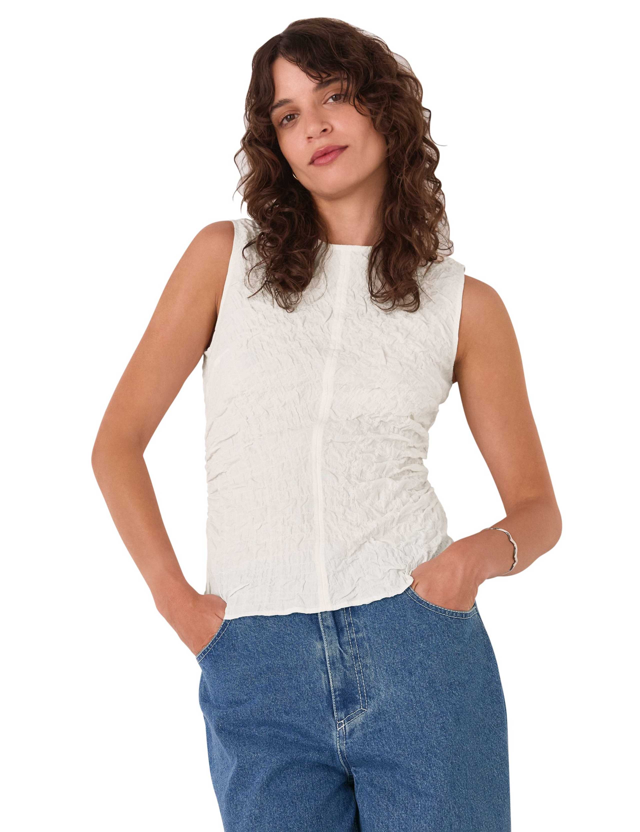 Cotton Rich Textured Tank Top