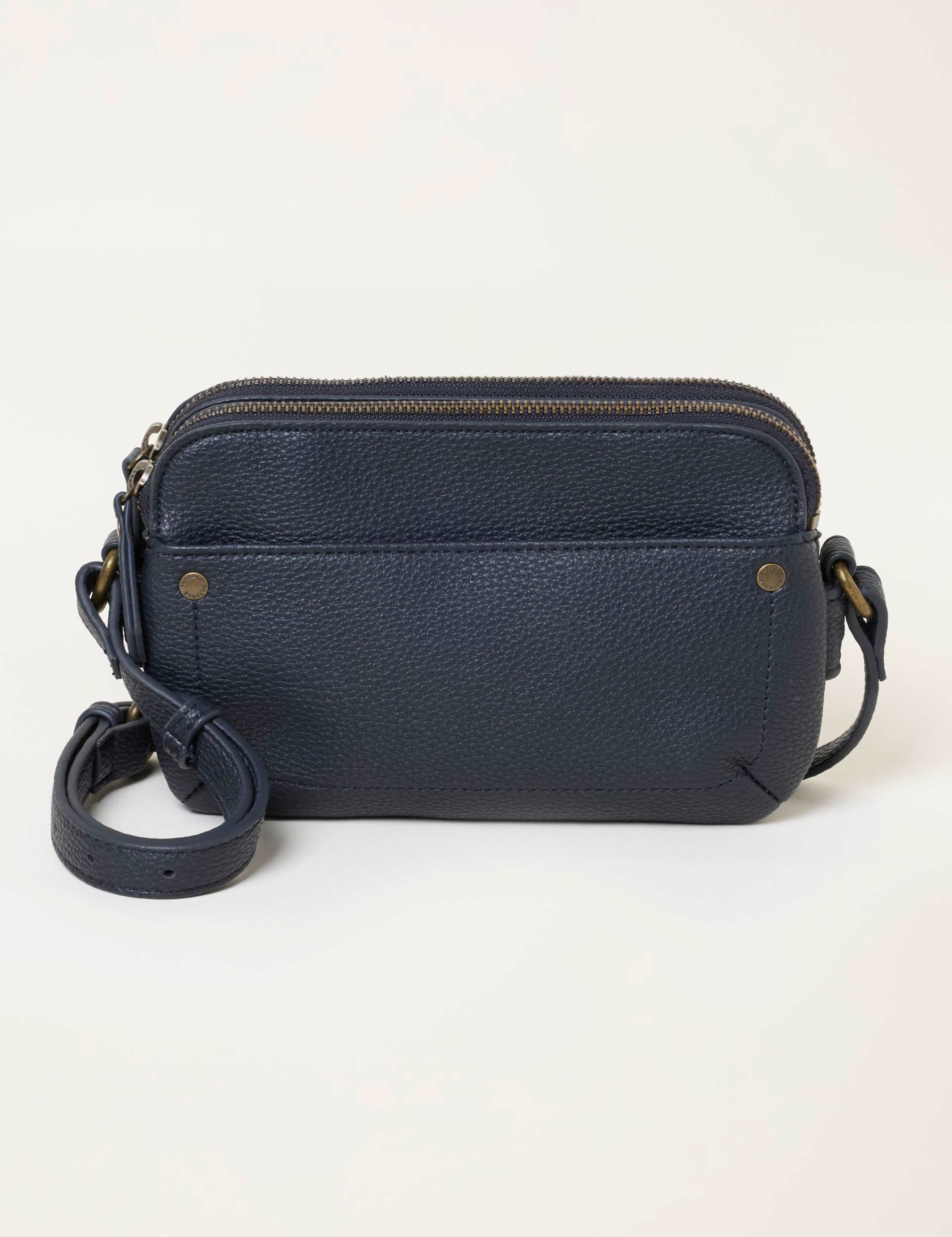Faux Leather Cross Body Bag