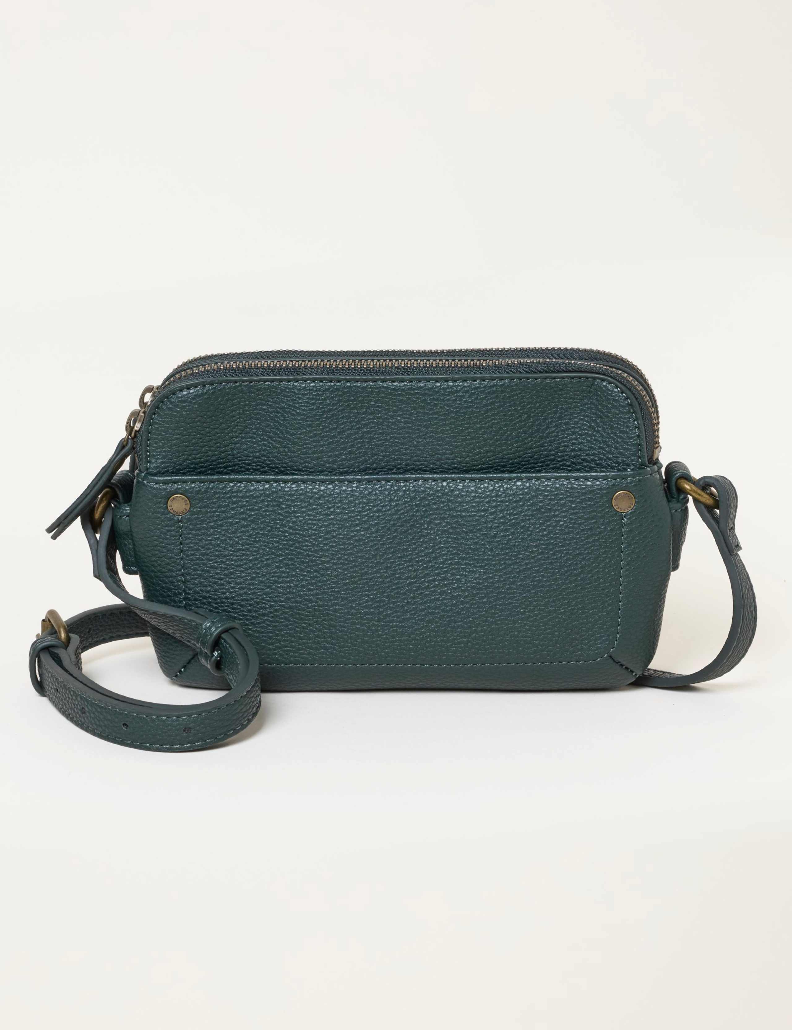 Faux Leather Cross Body Bag