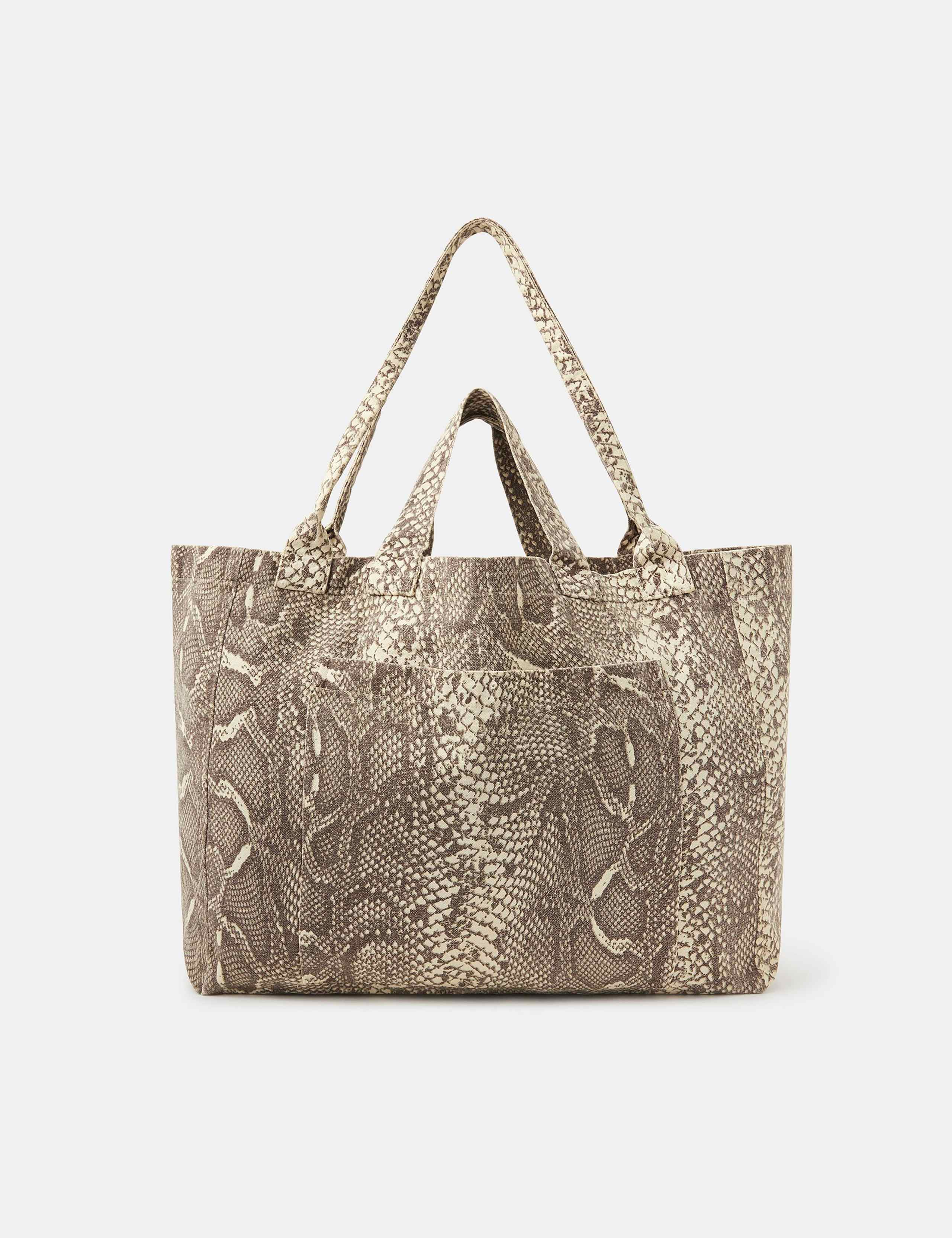 Snake Double Strap Shopper