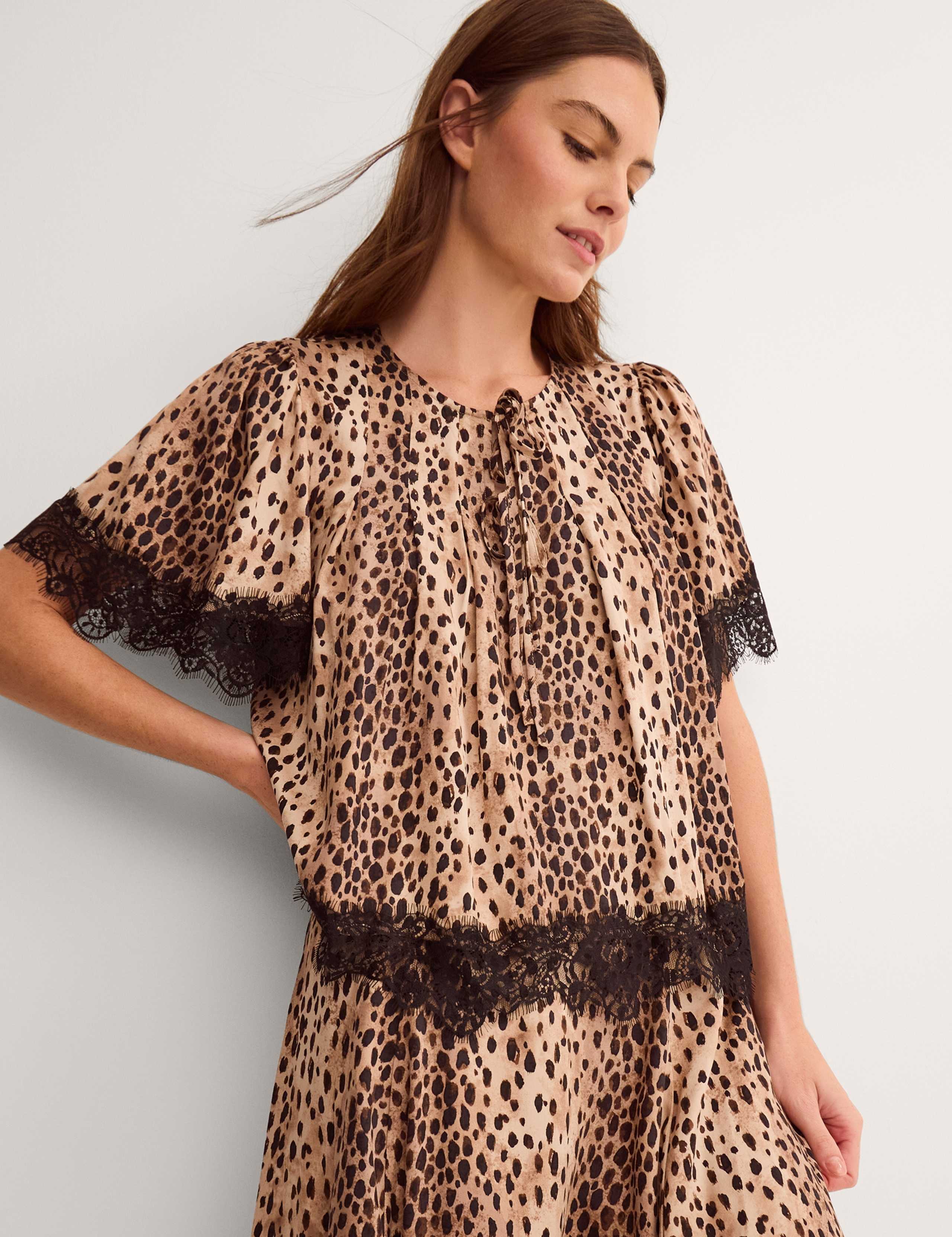 Animal Print Blouse