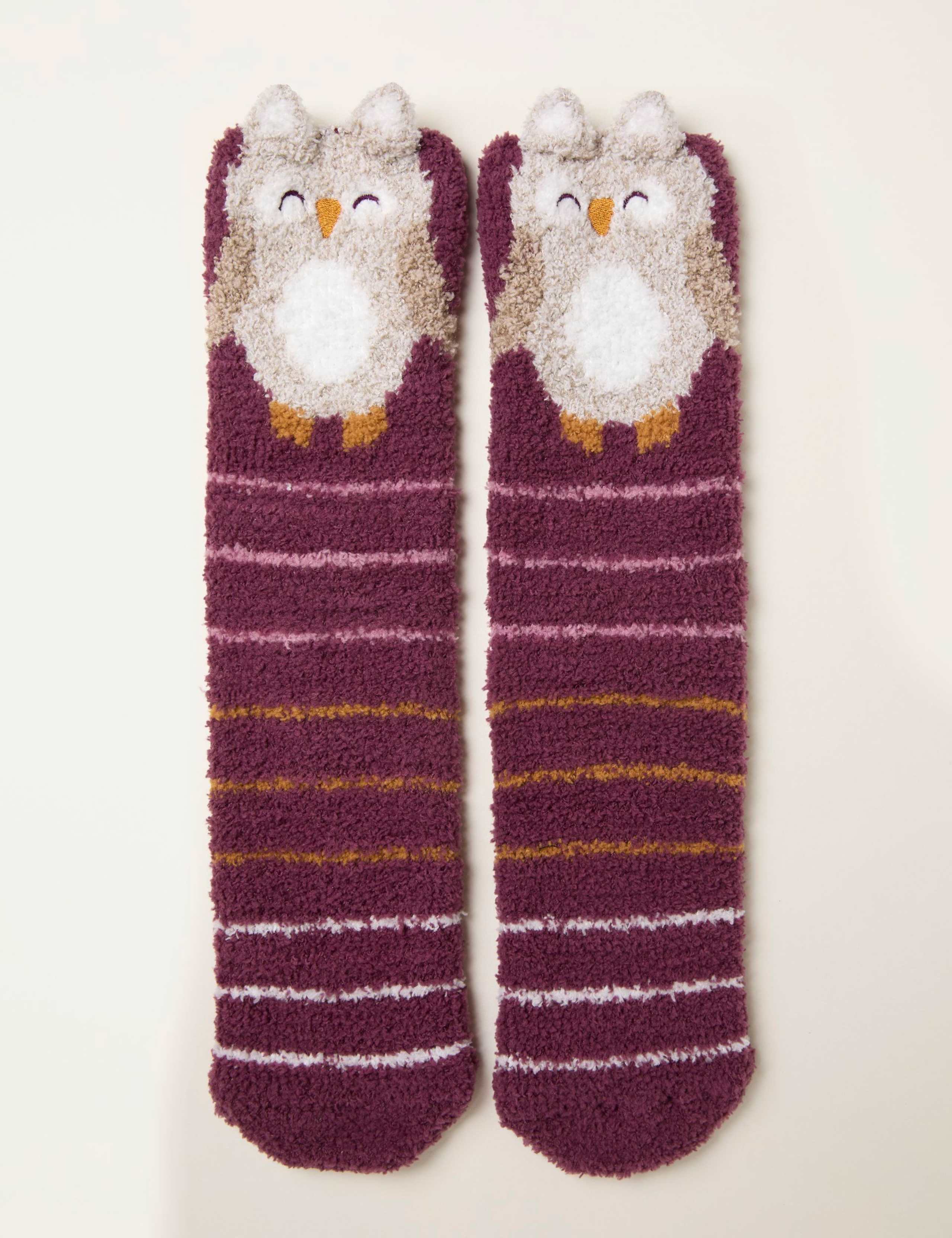 Owl Fluffy Socks in a Box