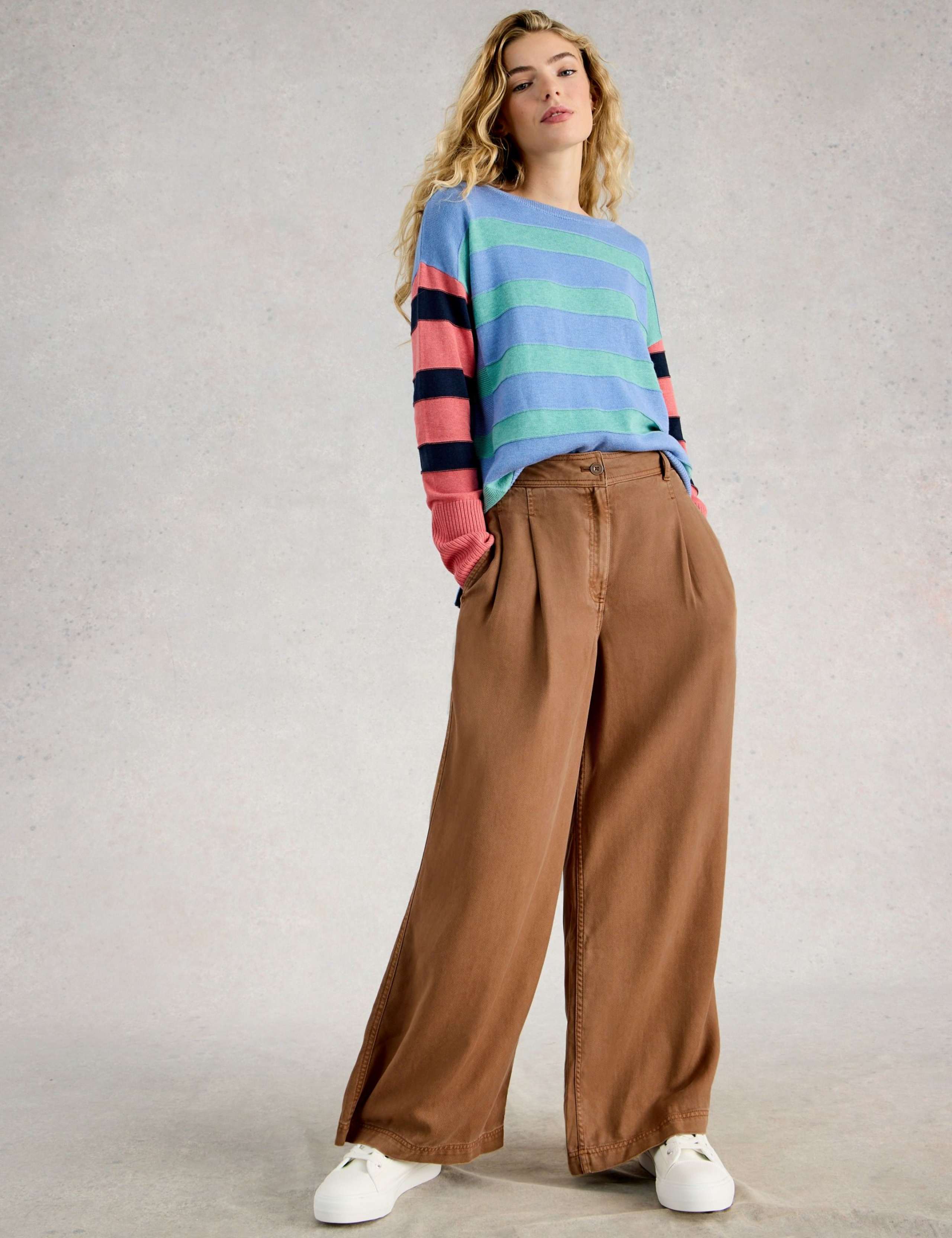Pure Lyocell Wide Leg Trousers