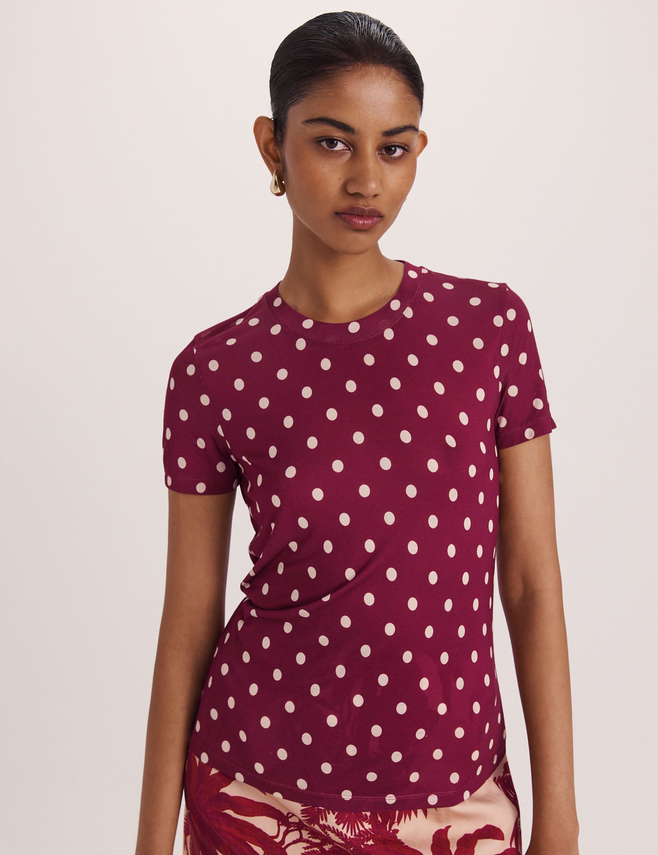 Modal Polka Dot T-Shirt