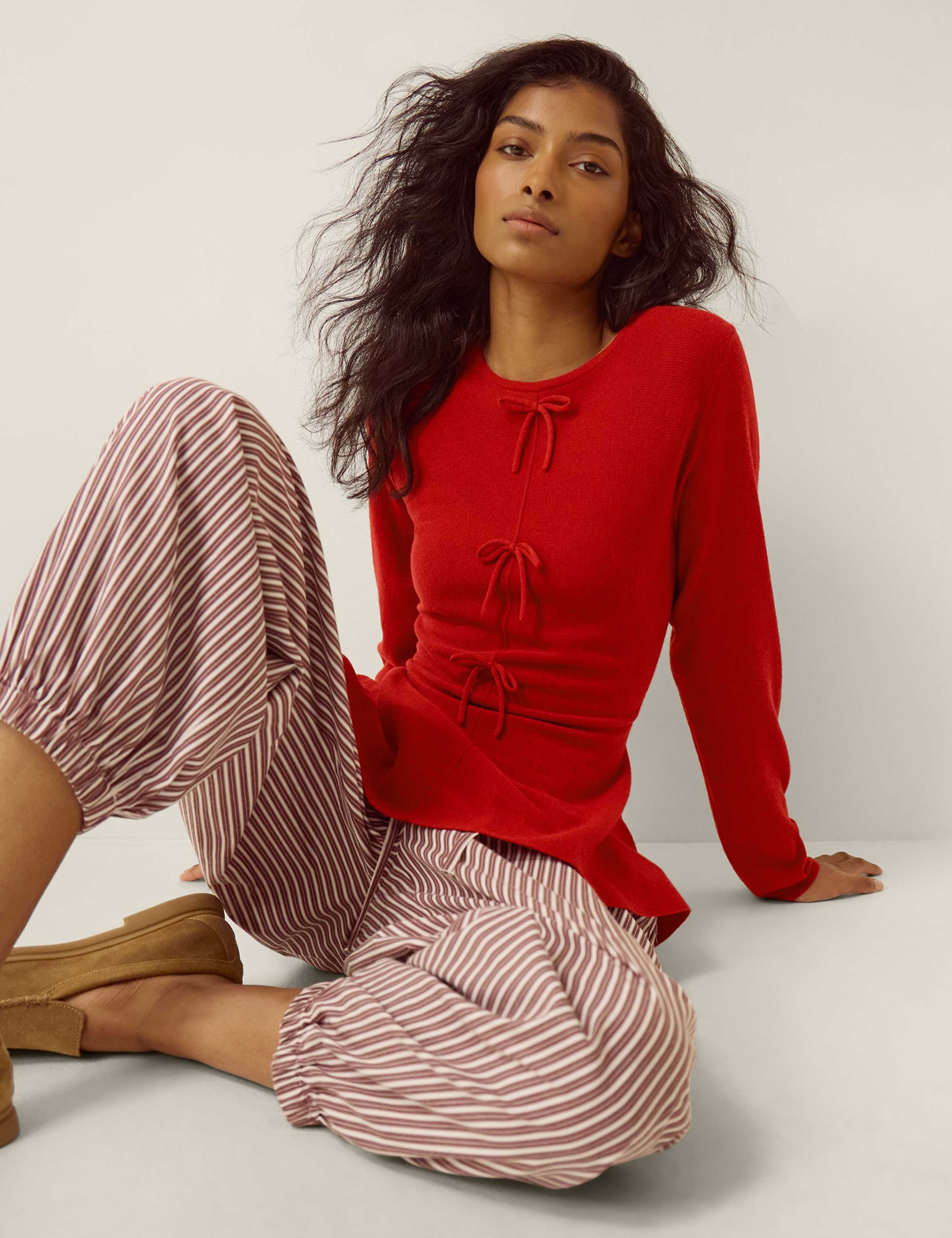 Peplum Jumper with Wool
