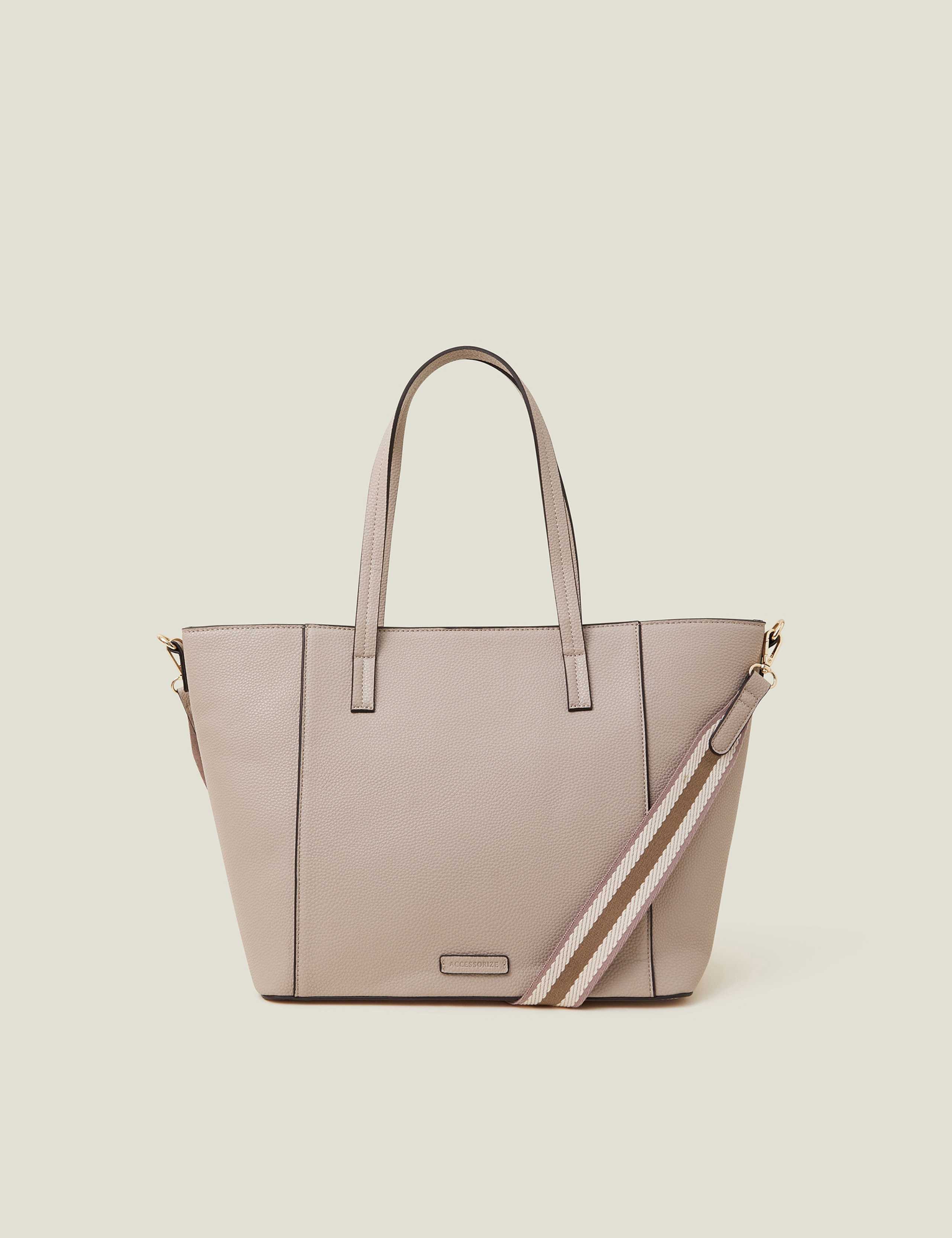 Faux Leather Bucket Shoulder Bag