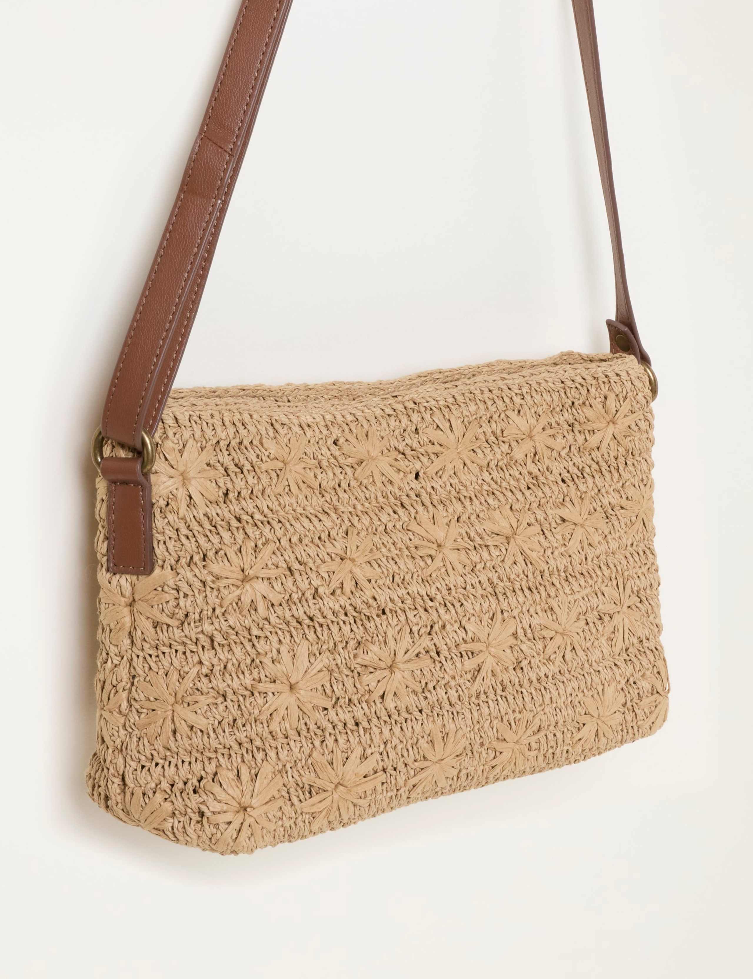 Raffia Cross Body Bag