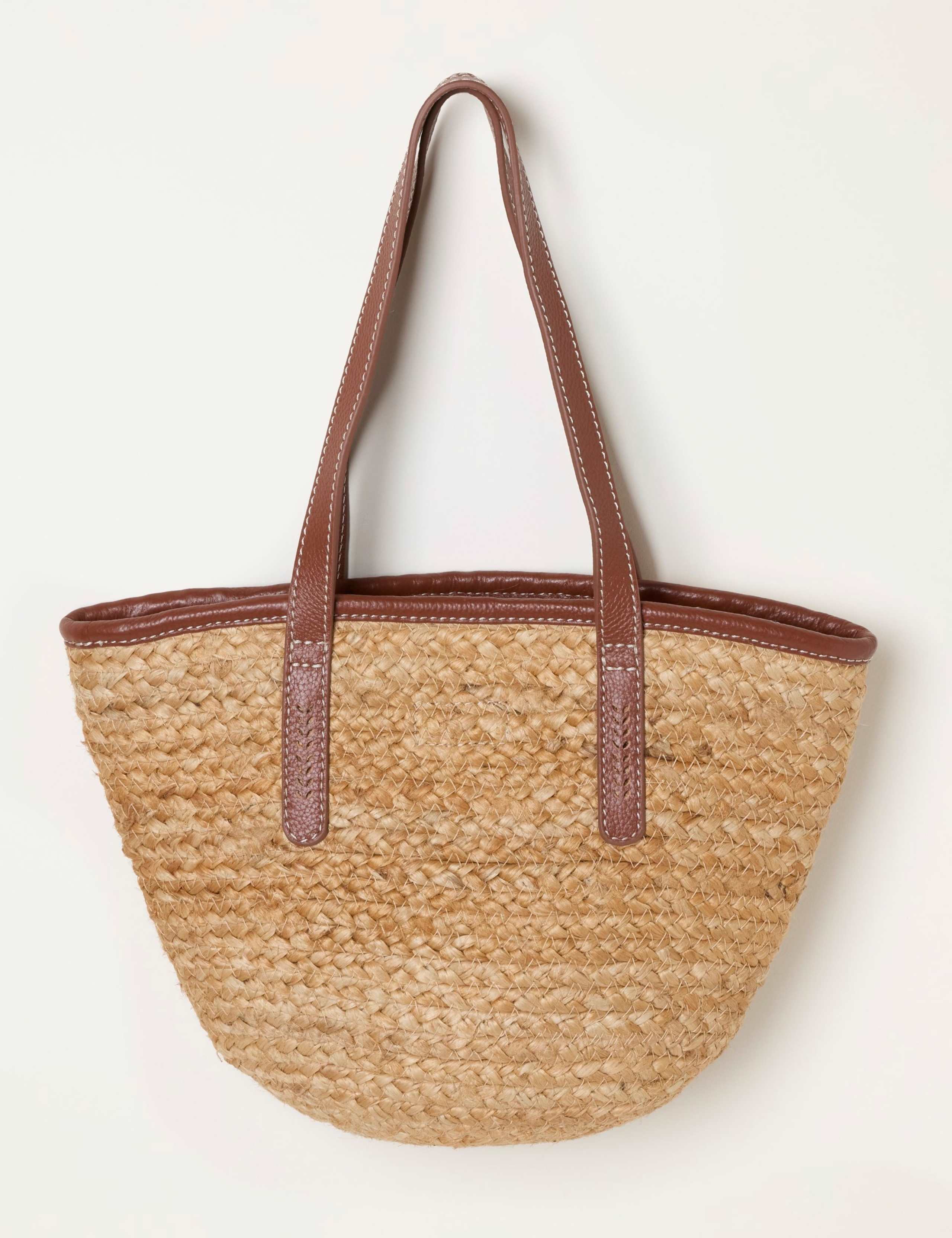 Raffia Mini Tote Bag