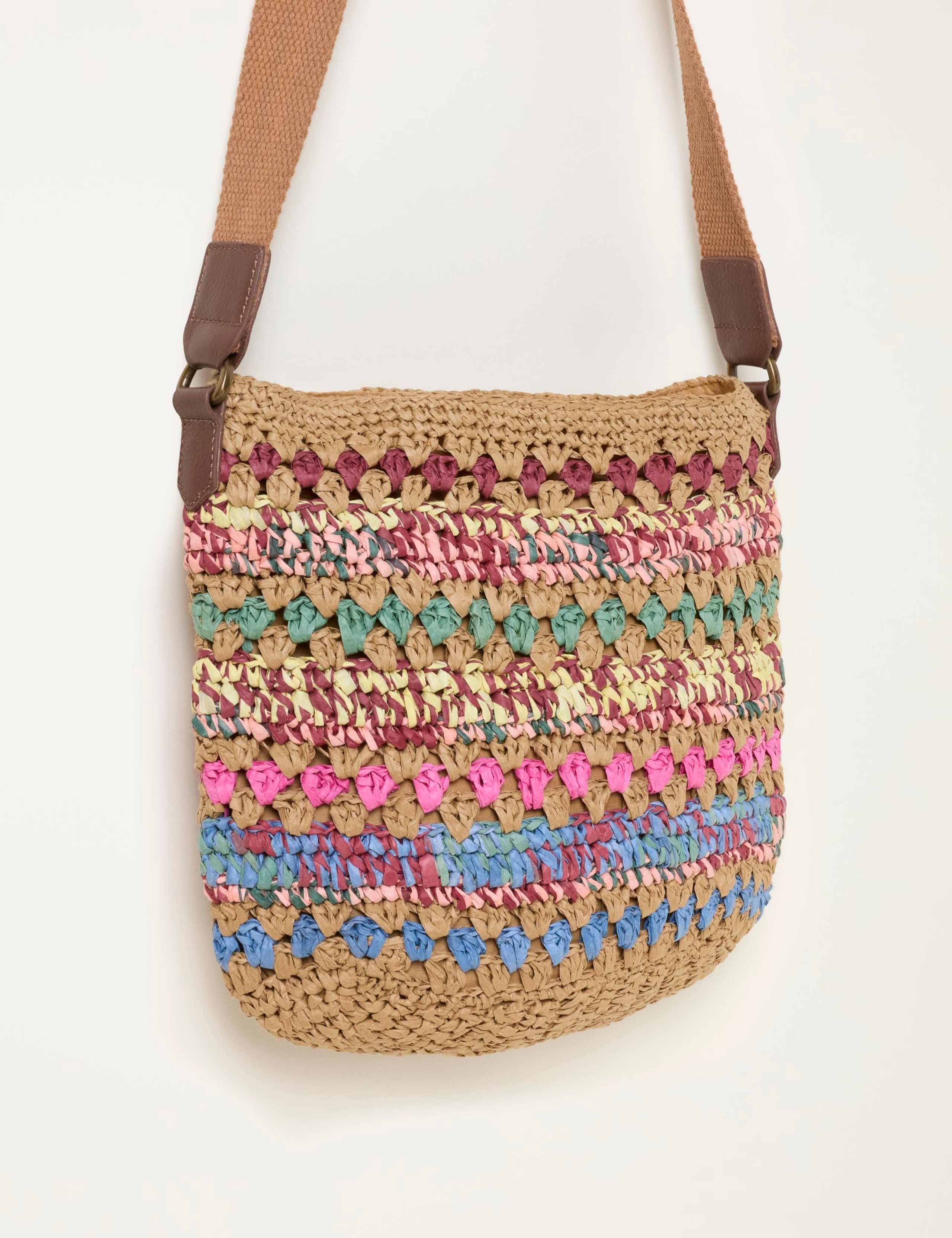 Raffia Cross Body Bag