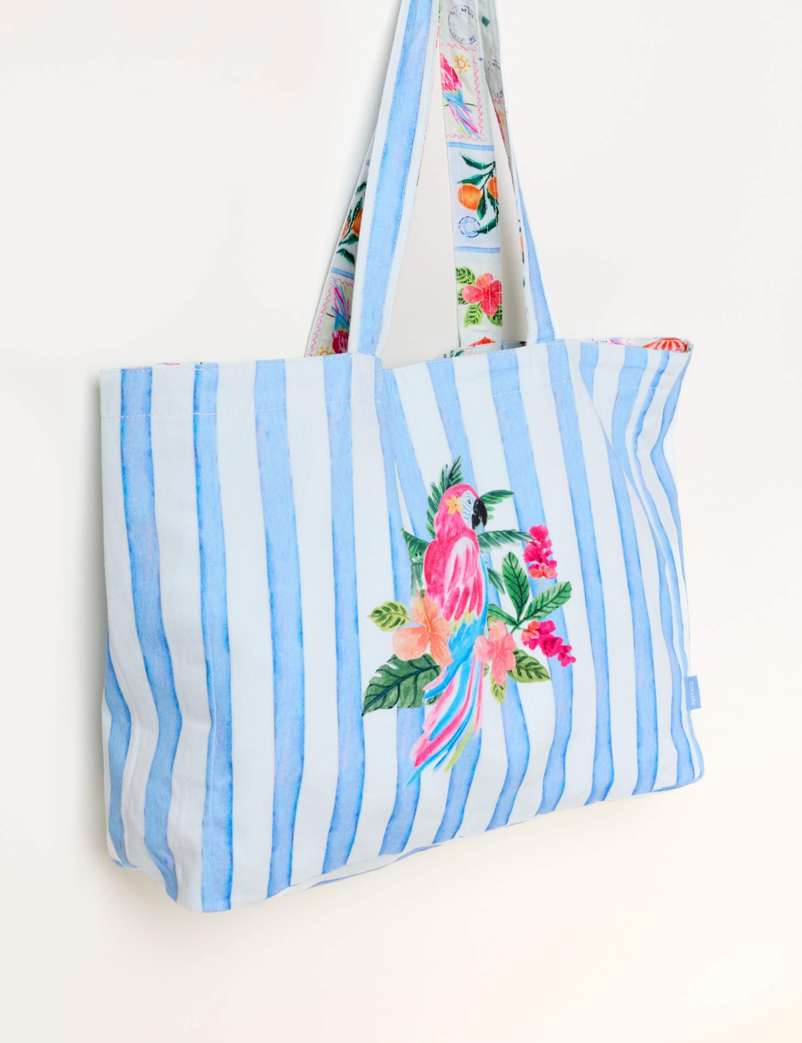 Pure Cotton Reversible Tote Bag