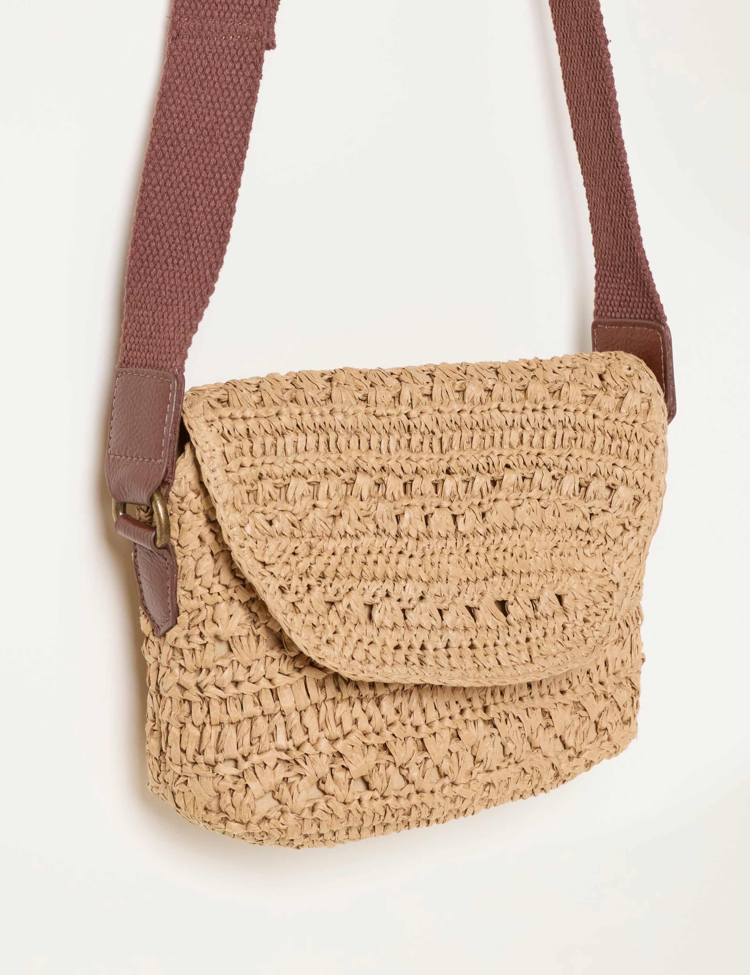 Raffia Cross Body Bag