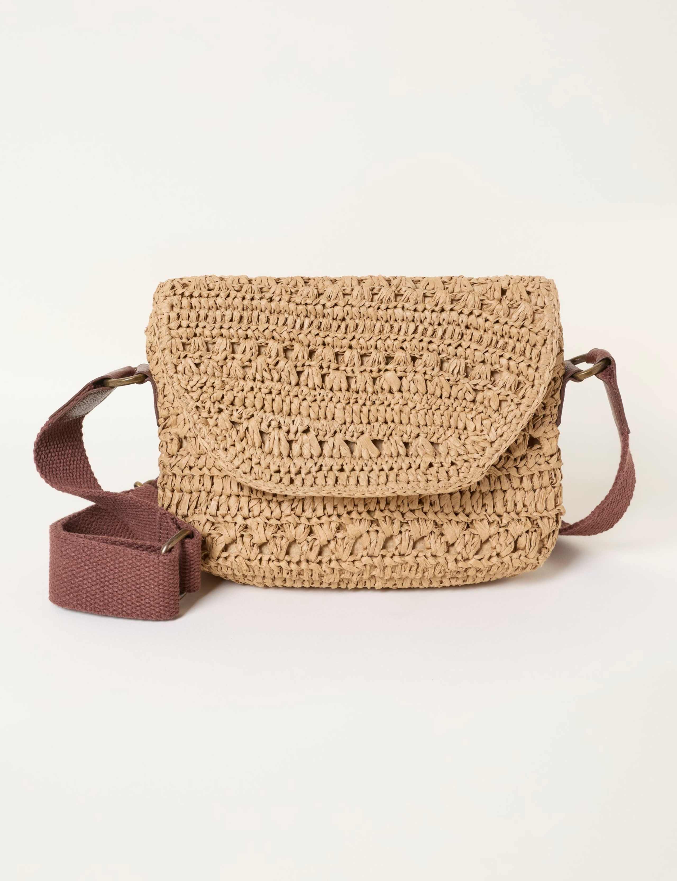 Raffia Cross Body Bag