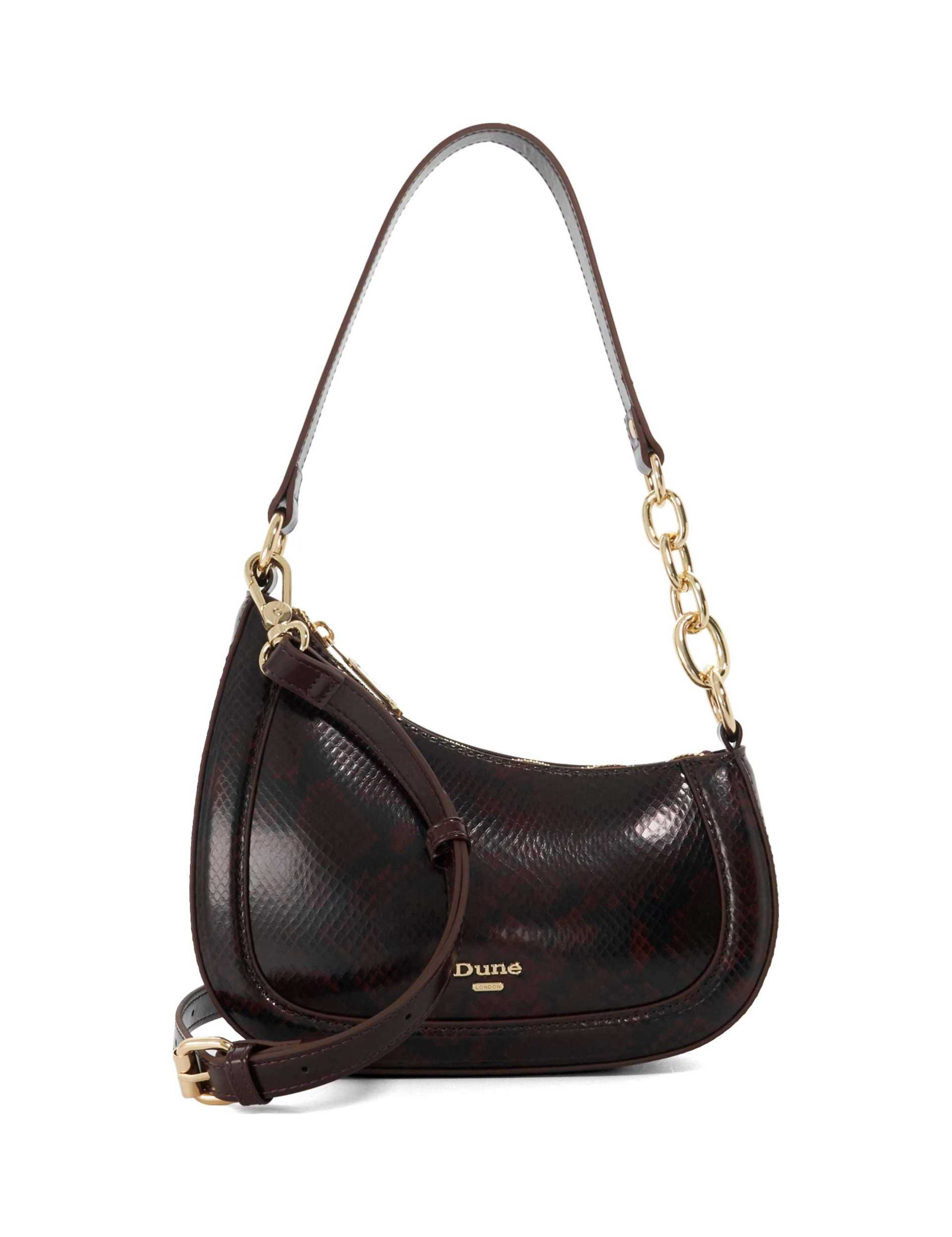 Leather Chain Strap Shoulder Bag