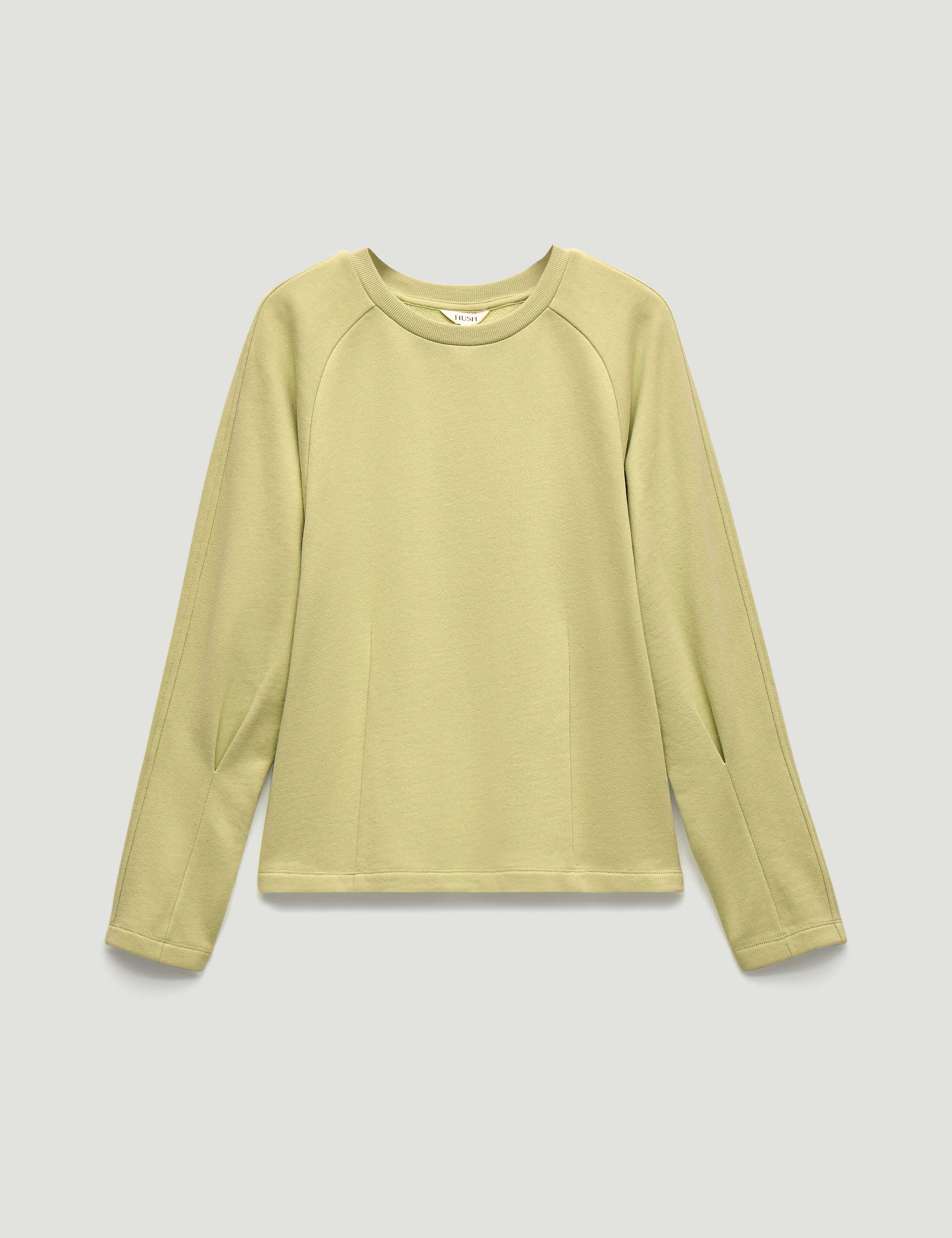 Pure Cotton Seam Detail Sweatshirt