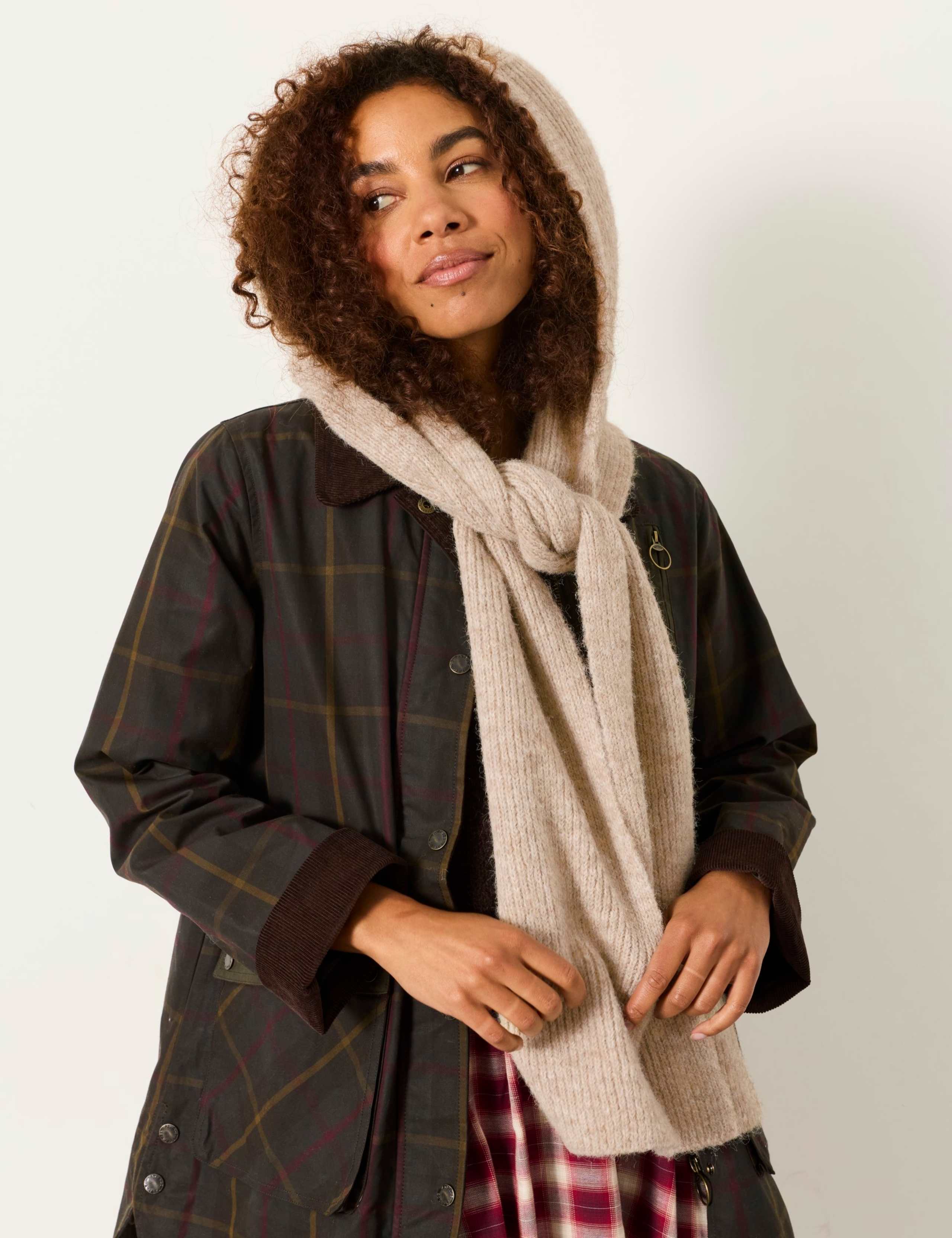 Plain Hooded Scarf