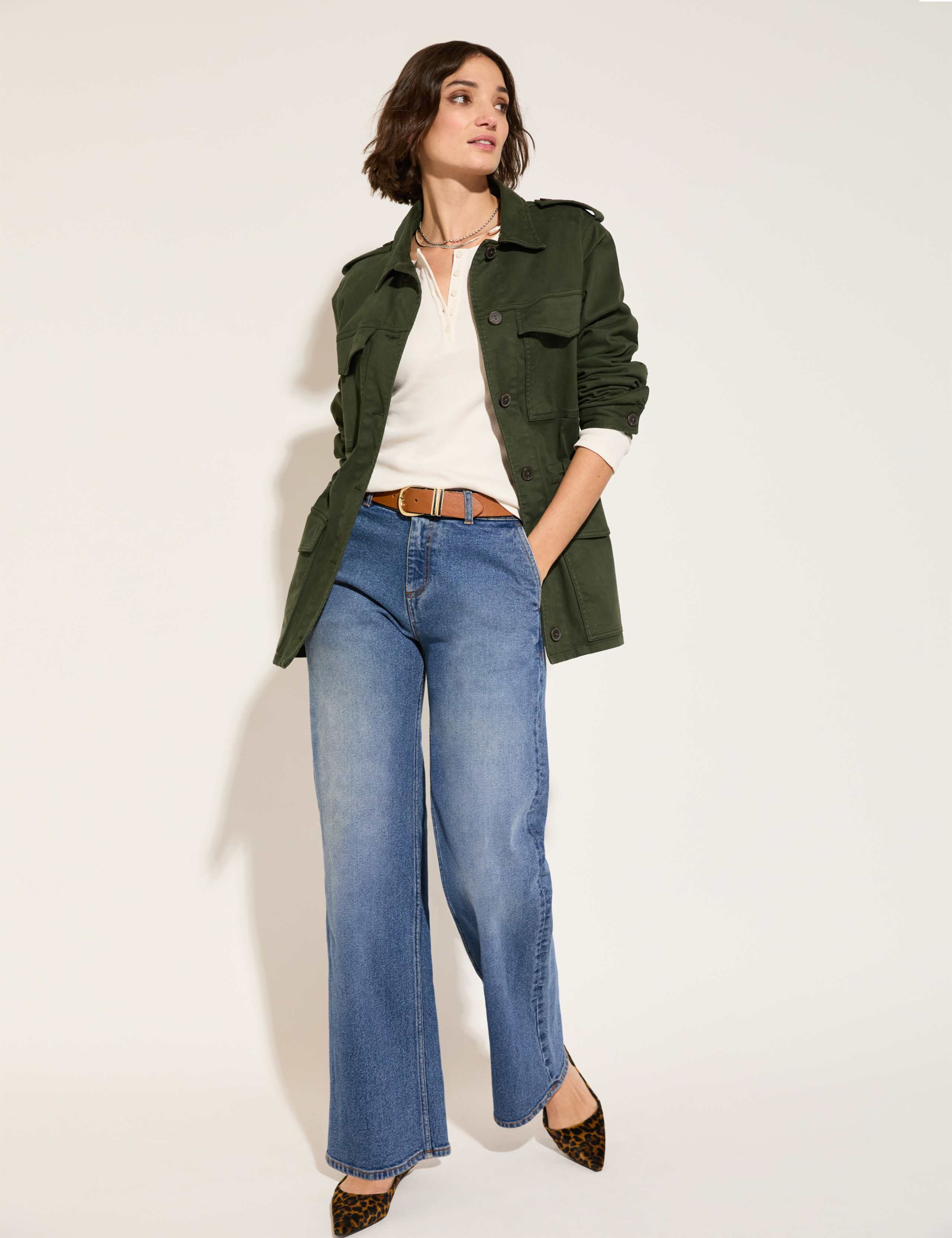 Cotton Rich Longline Utility Jacket