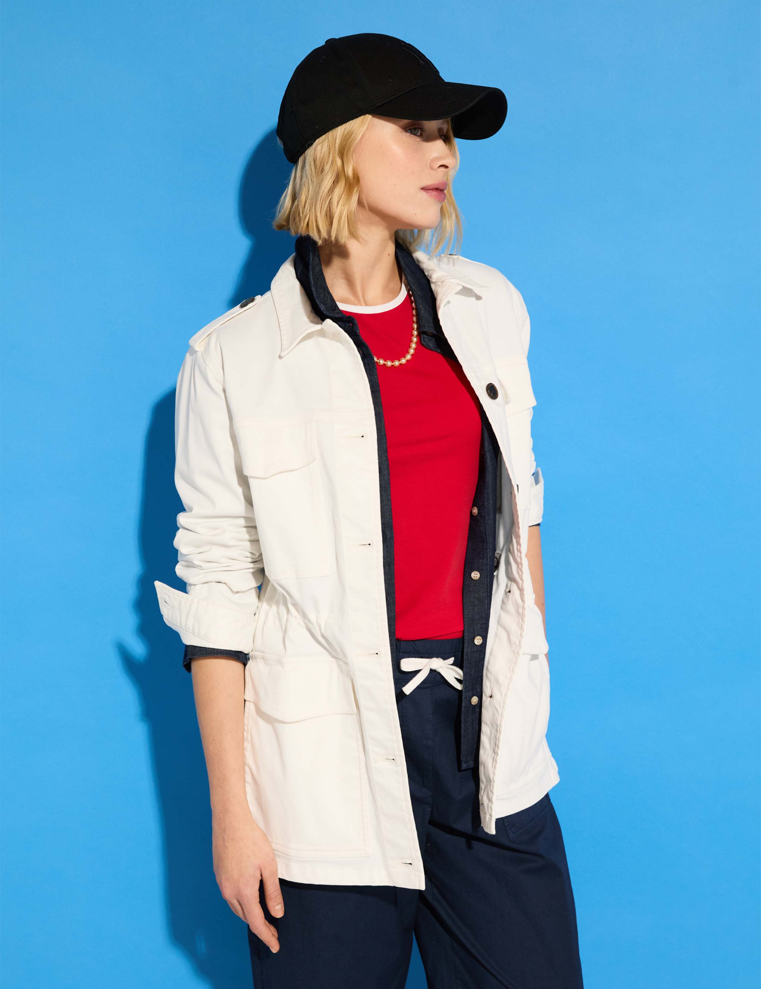 Cotton Rich Longline Utility Jacket