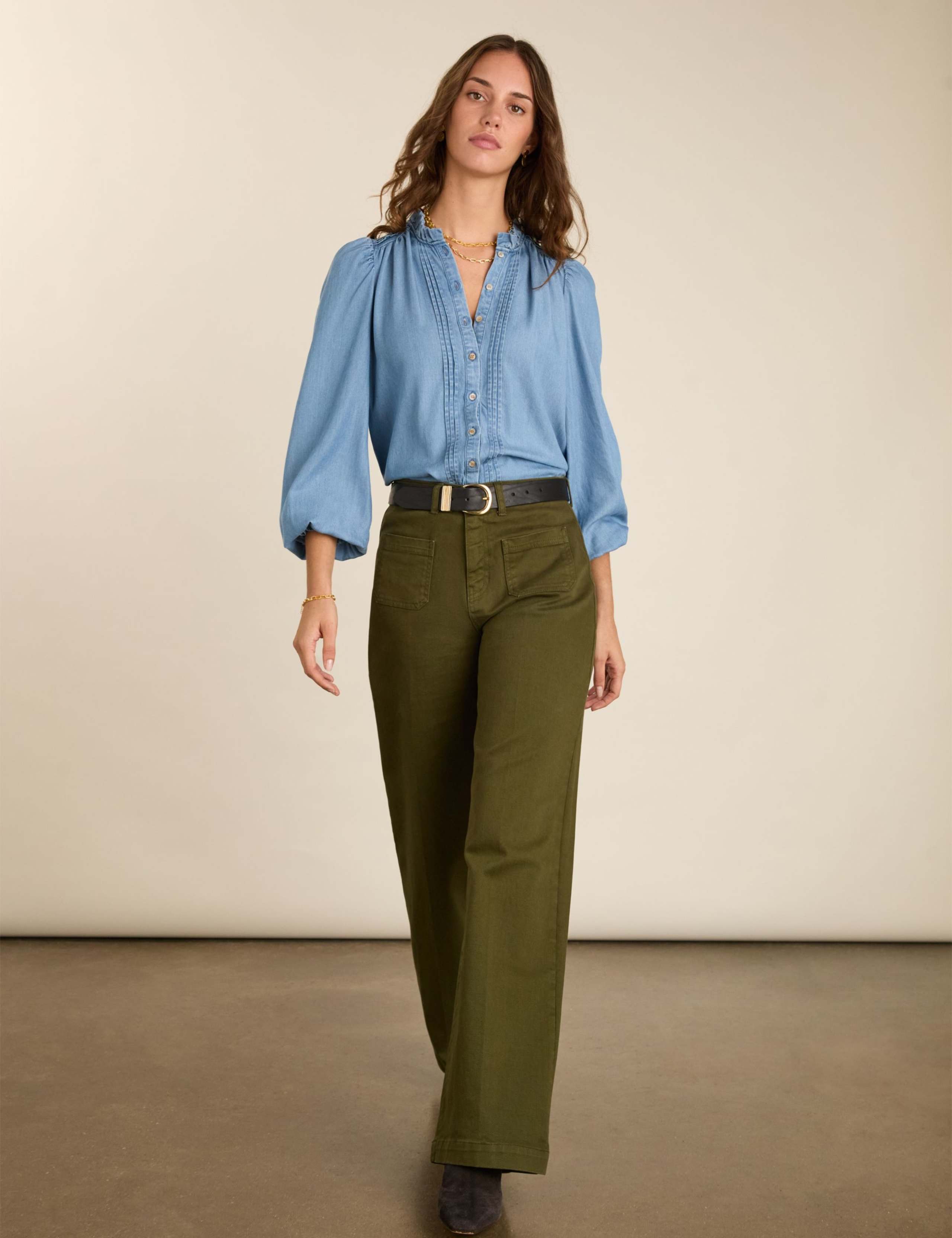 High Waisted Wide Leg Jeans