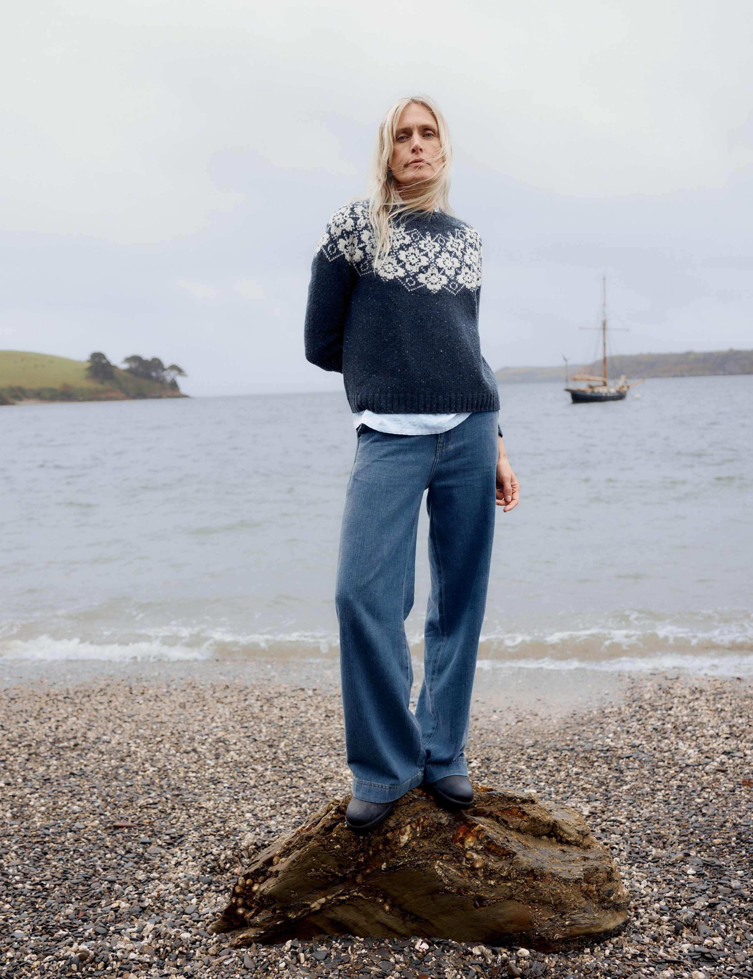 Merino Wool Rich Fair Isle Jumper