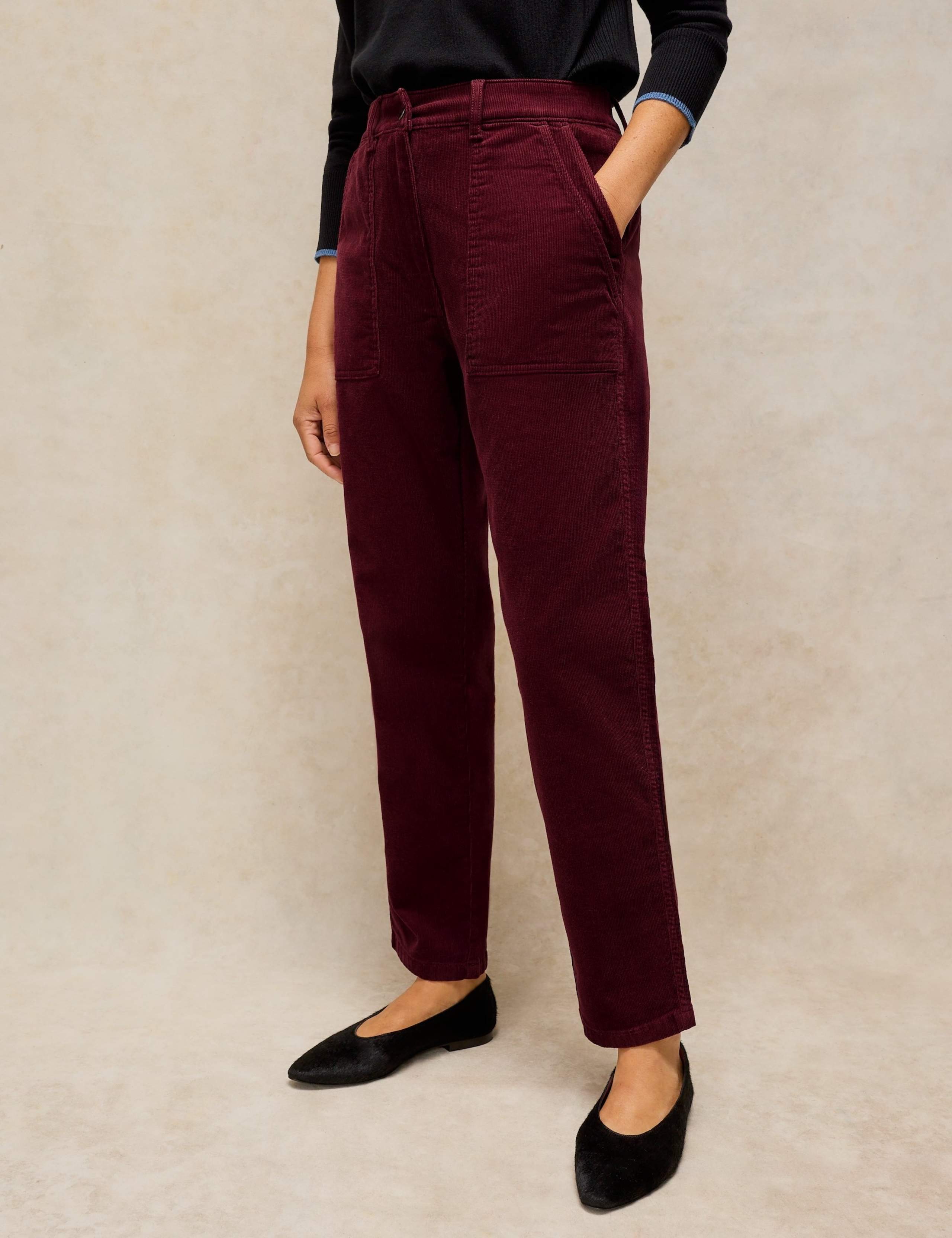 Cord Tapered Trousers