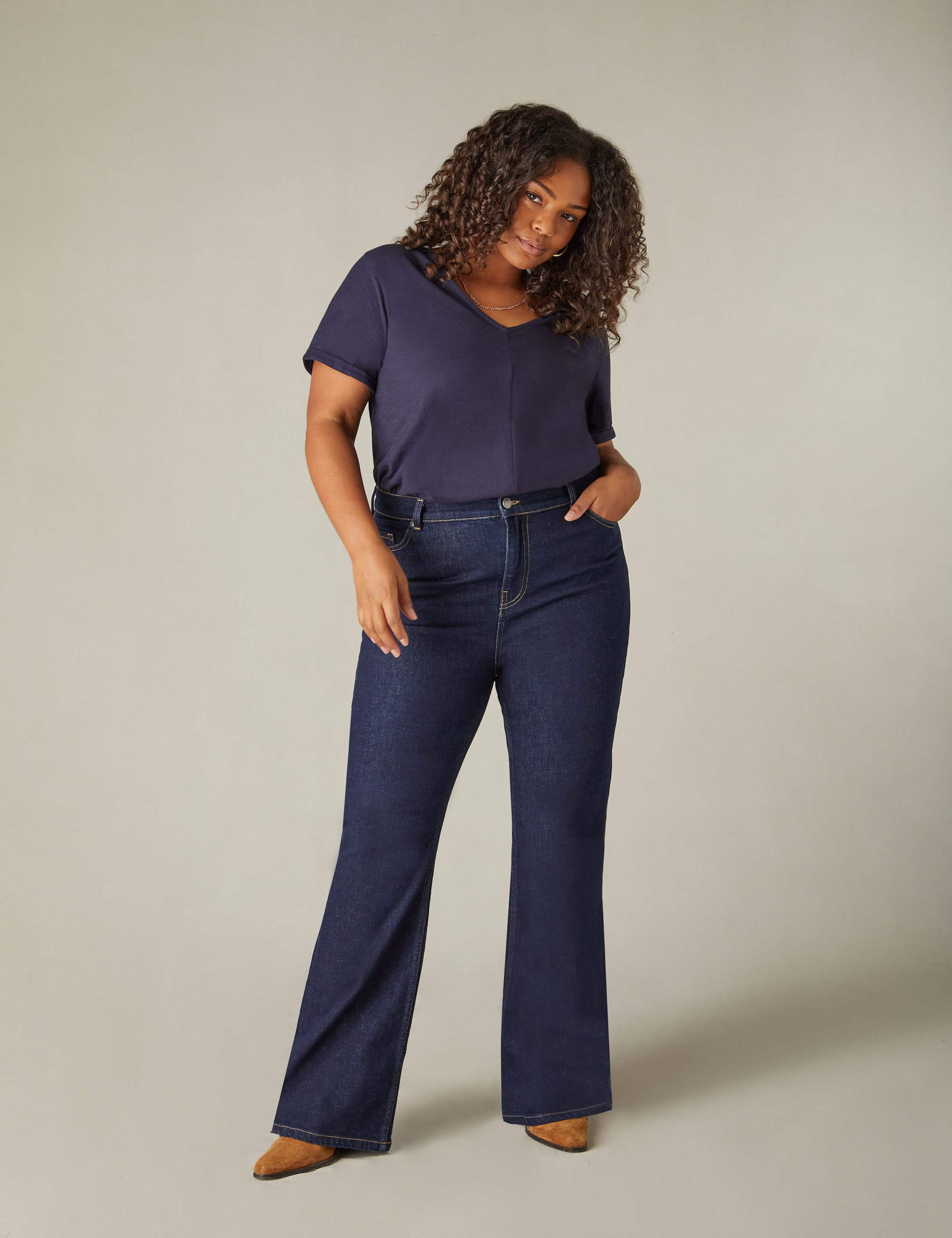 Mid Rise Bootcut Jeans