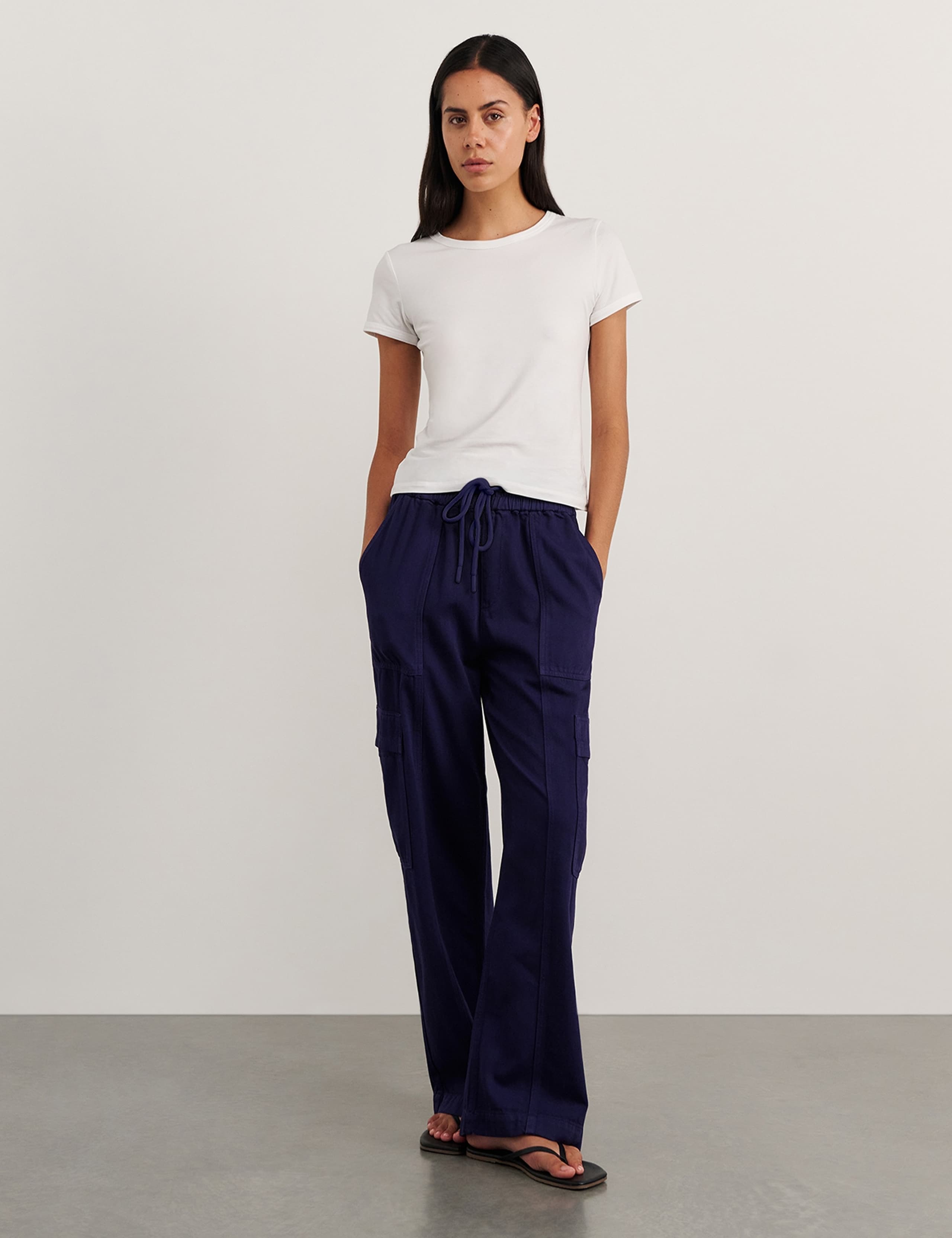 Straight Leg Cargo Trousers