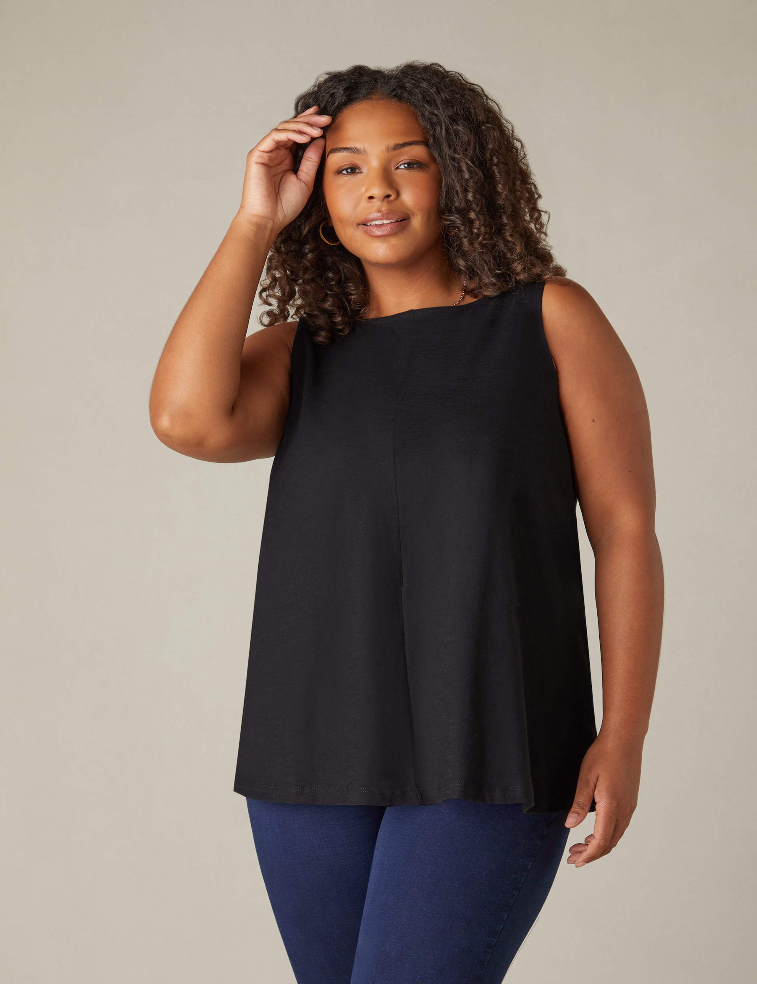Pure Cotton Relaxed Vest