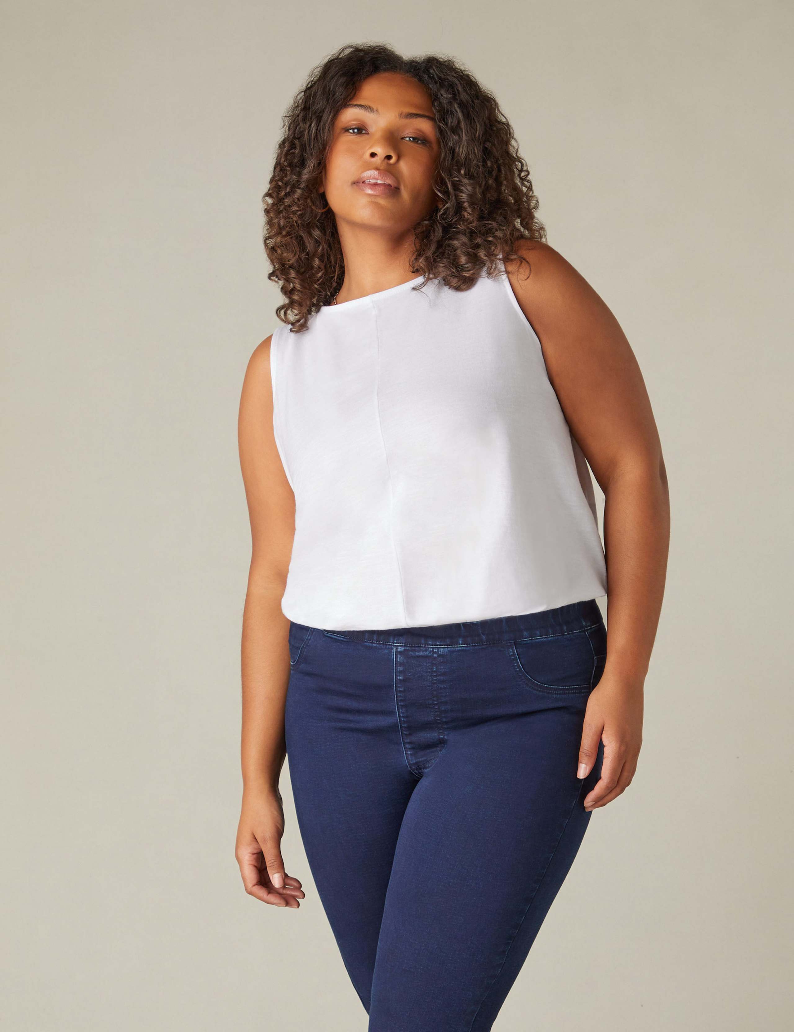 Pure Cotton Relaxed Vest