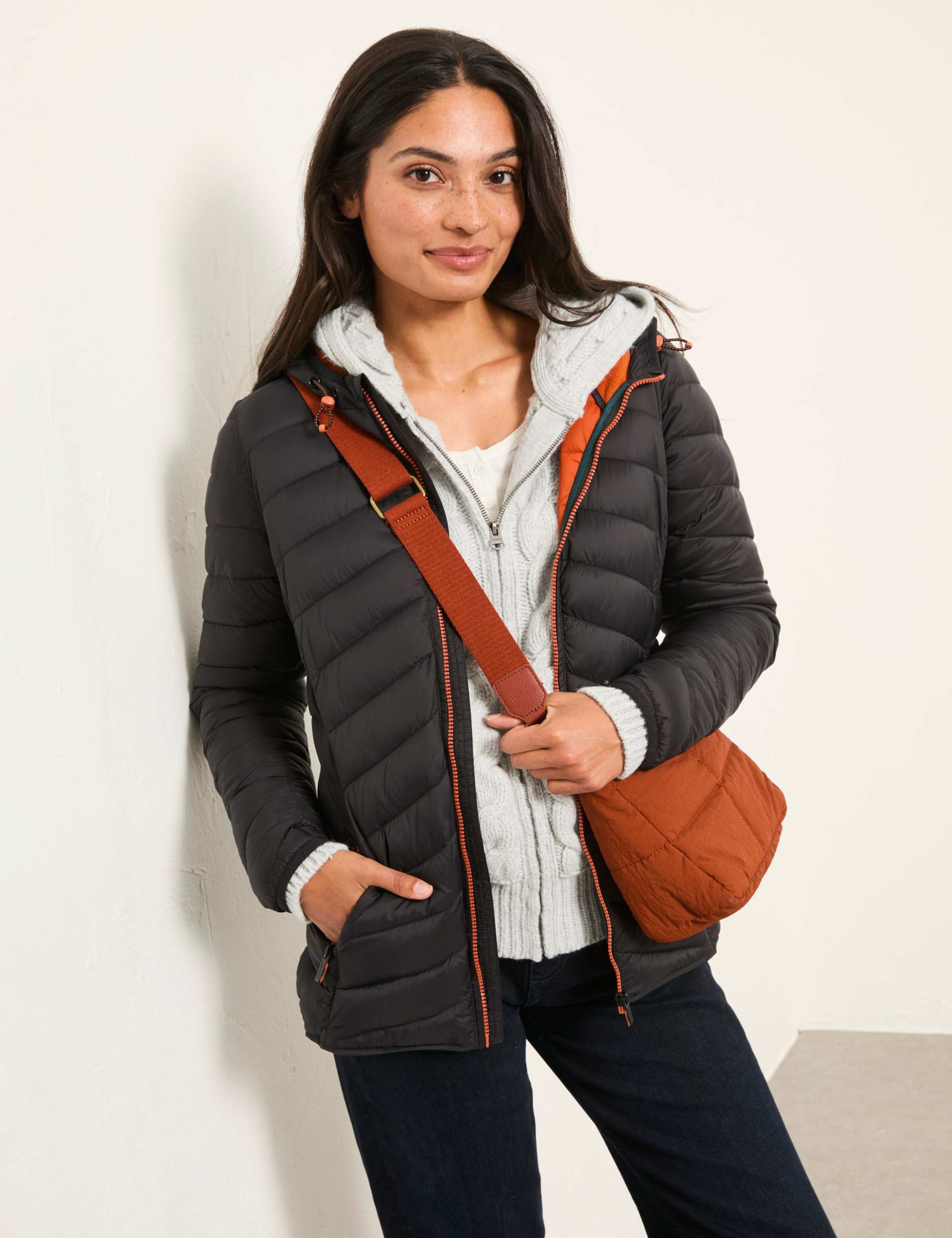 Lightweight Hooded Quilted Puffer Coat