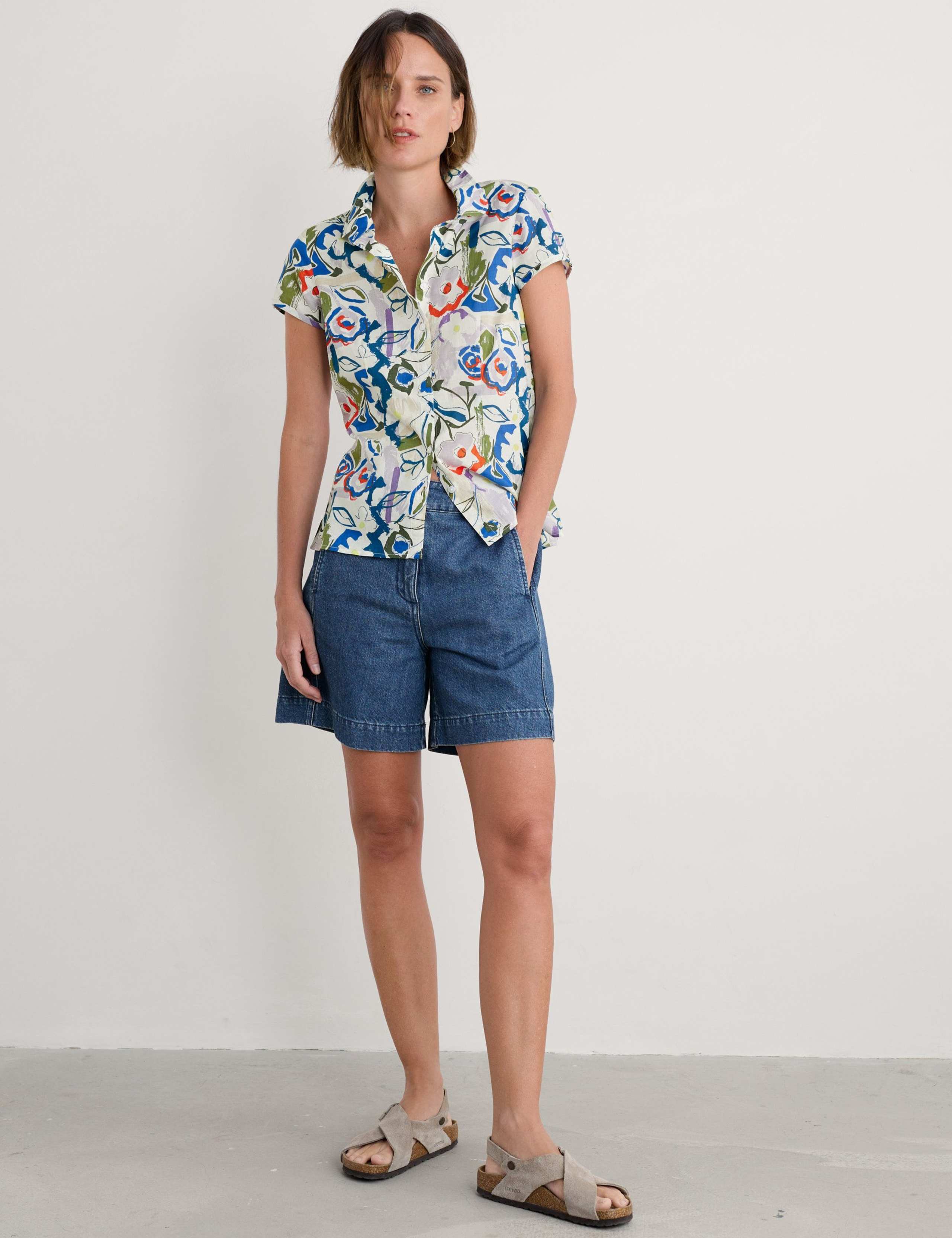 Pure Cotton Floral Shirt